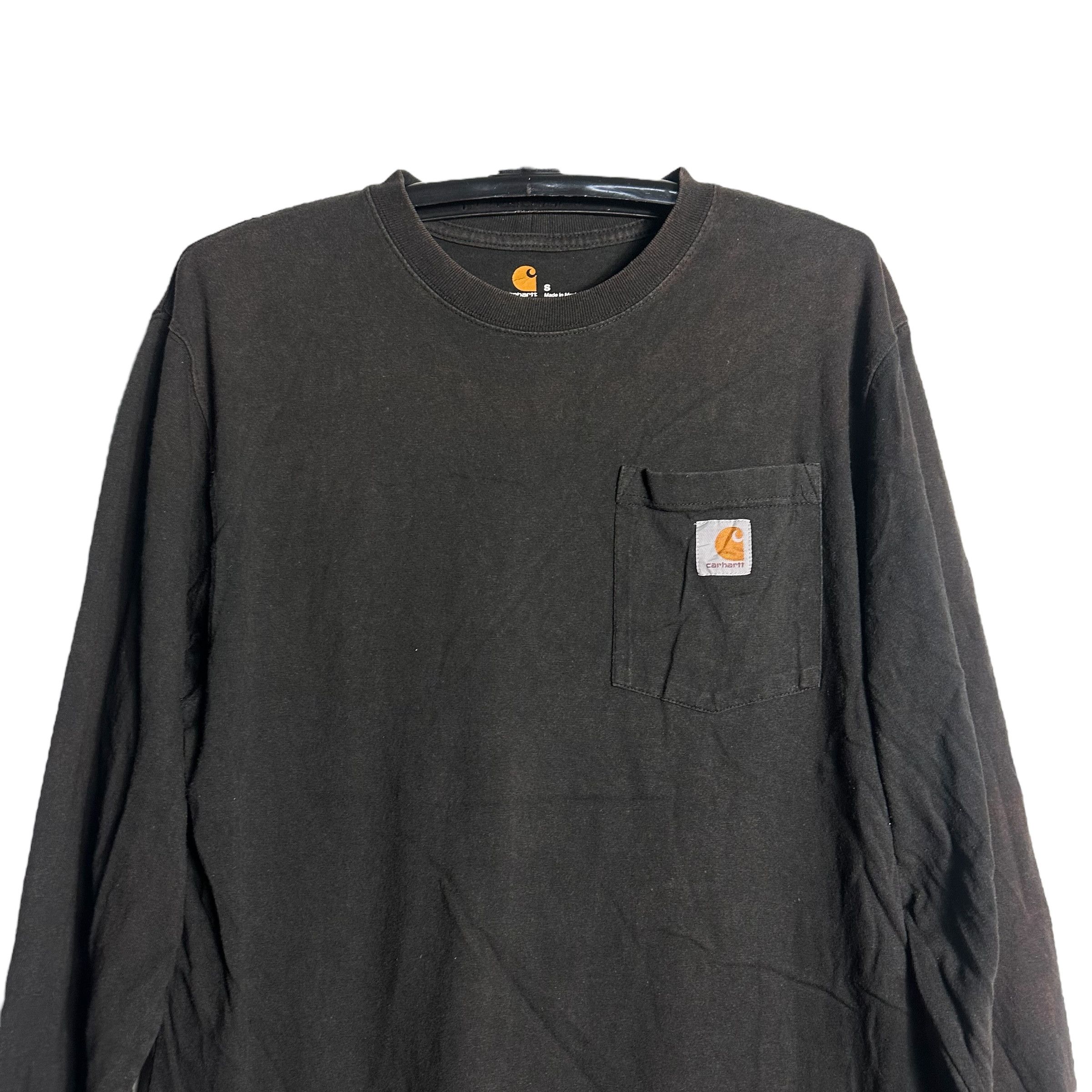 Carhartt 🔥RARE🔥Vintage Carhartt Single Pocket L/Sleeve T-shirt Size US M / EU 48-50 / 2 - 2 Thumbnail