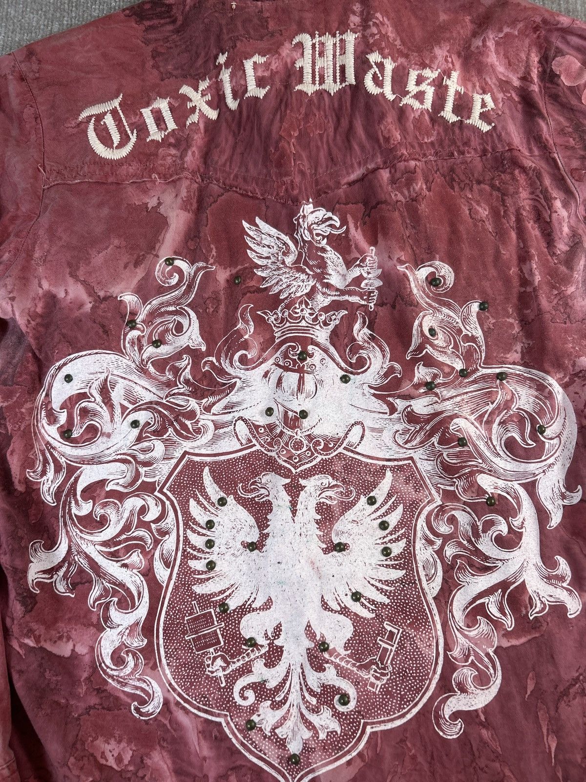 Other Toxic Waste Distressed Graphic Western Shirt Made in USA0203 Size US M / EU 48-50 / 2 - 6 Thumbnail