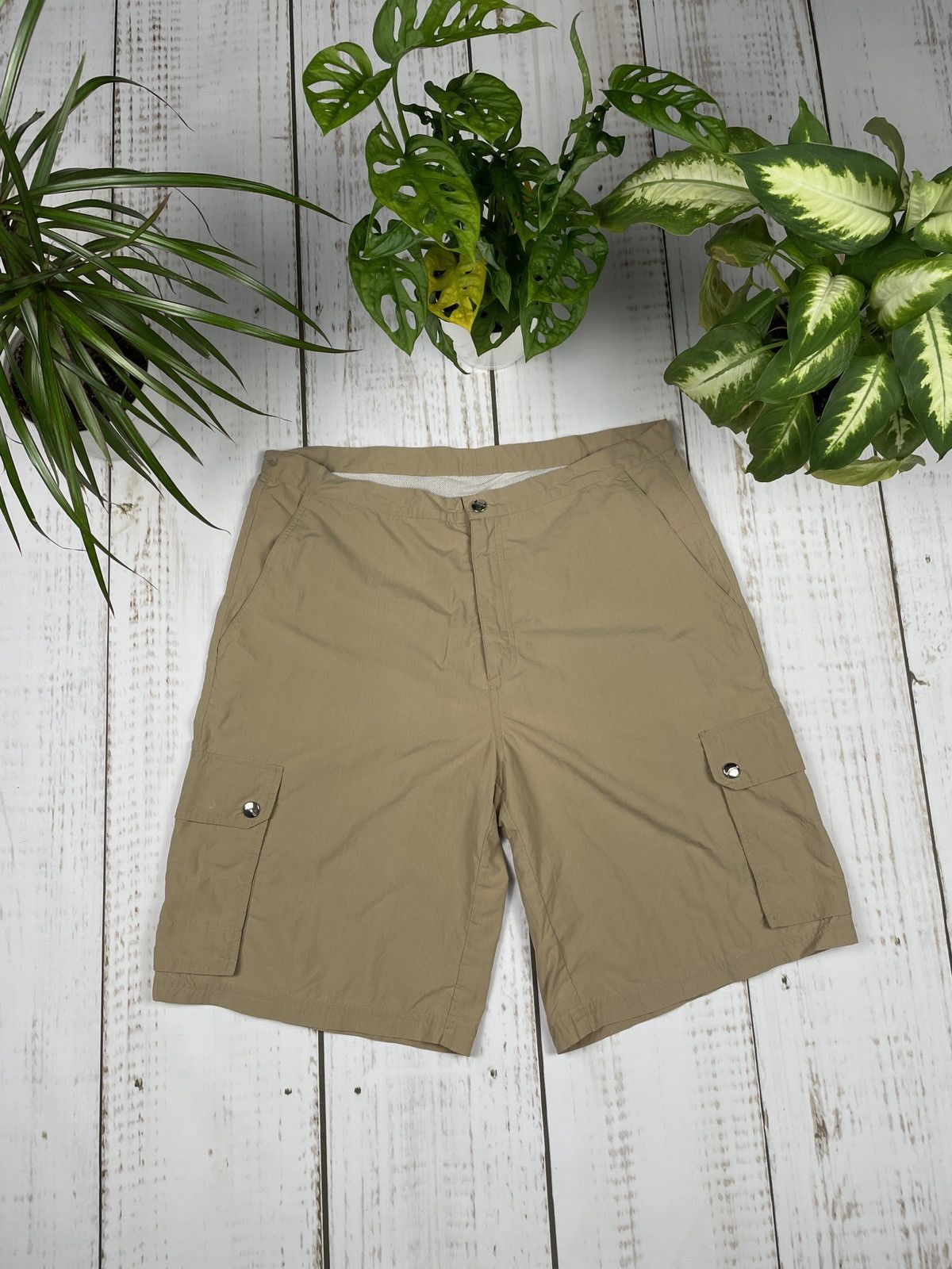 image of Jil Sander Cargo Shorts Japanese Gorpcore Y2K in Beige, Men's (Size 32)