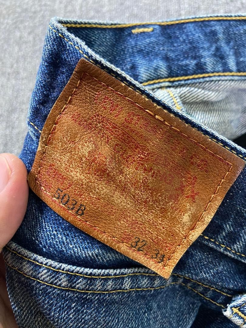 Levi's Levis Strauss Co. 503B Distressed Jeans (197) Size US 32 / EU 48 - 3 Thumbnail