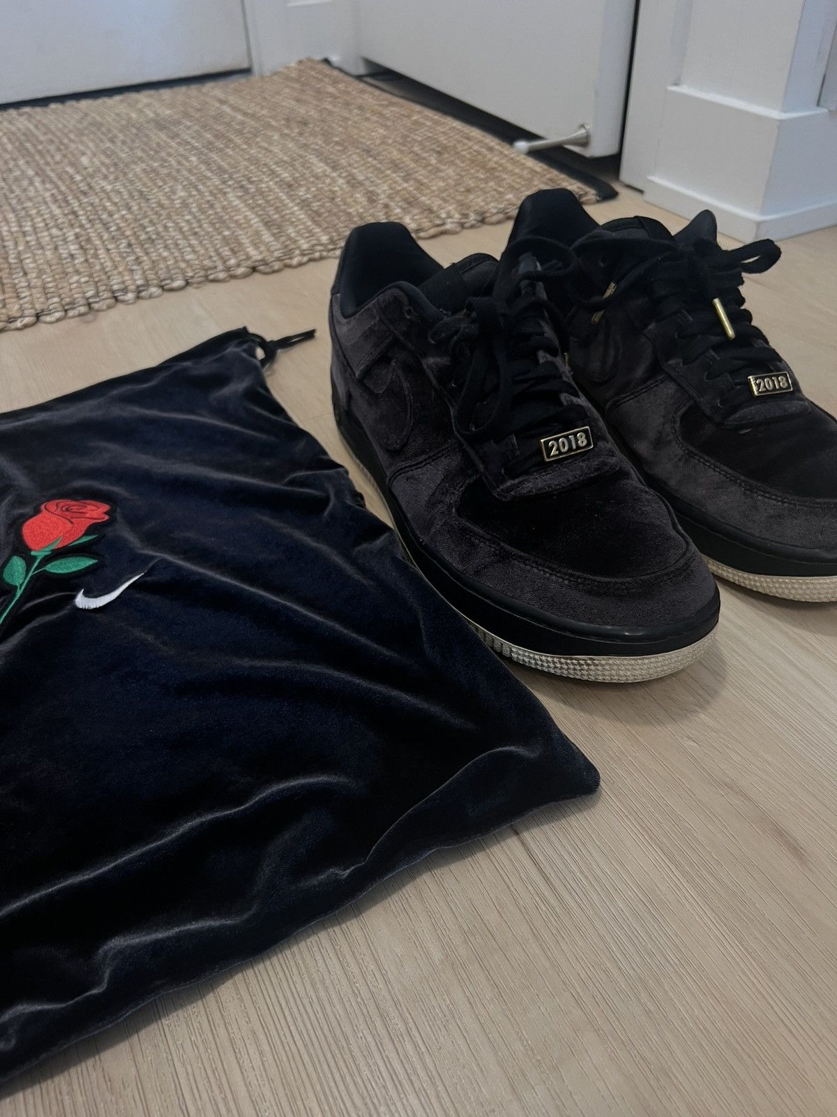 Nike Nike Air Force 1 07 QS “Velvet Rose” Size US 11 / EU 44 - 1 Thumbnail