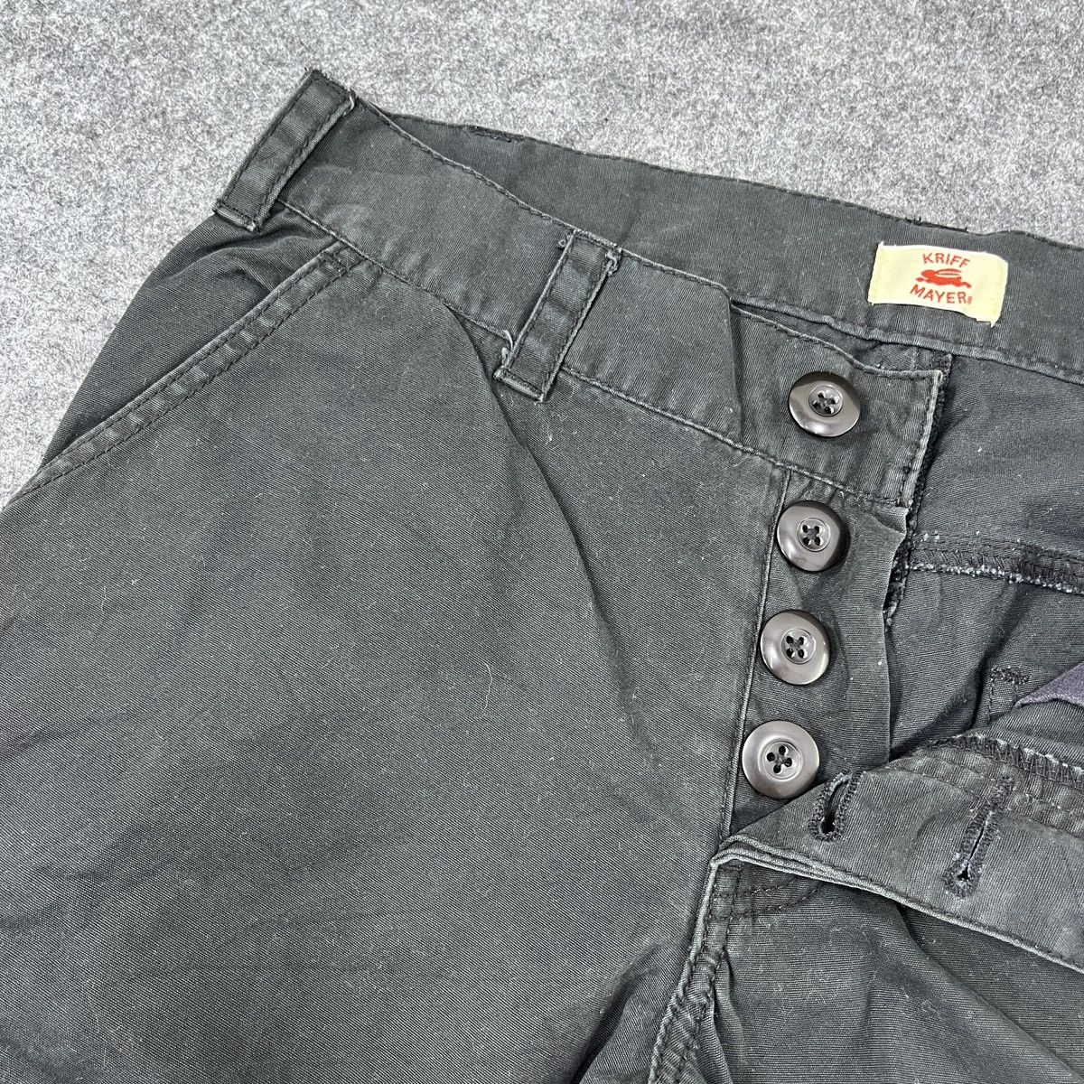 Japanese Brand Kriff Mayer Cargo Pants Multi Pocket C009 Size 30" / US 8 / IT 44 - 10 Thumbnail