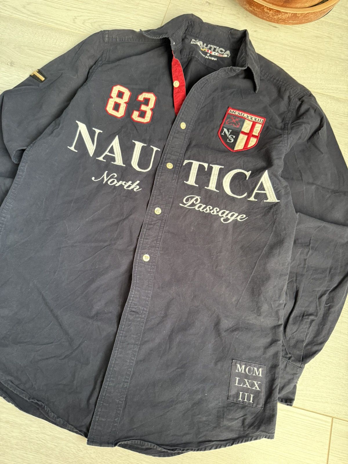 Nautica × Vintage Vintage Nautica Shirt MCMLXXIII Size US S / EU 44-46 / 1 - 2 Thumbnail