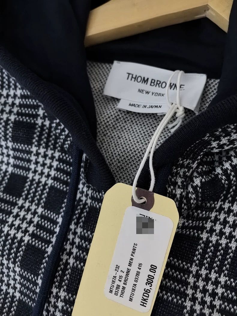 Thom Browne thom browneThousand-bird checkered sleeve jacket 2503-Nexta Size US M / EU 48-50 / 2 - 4 Thumbnail