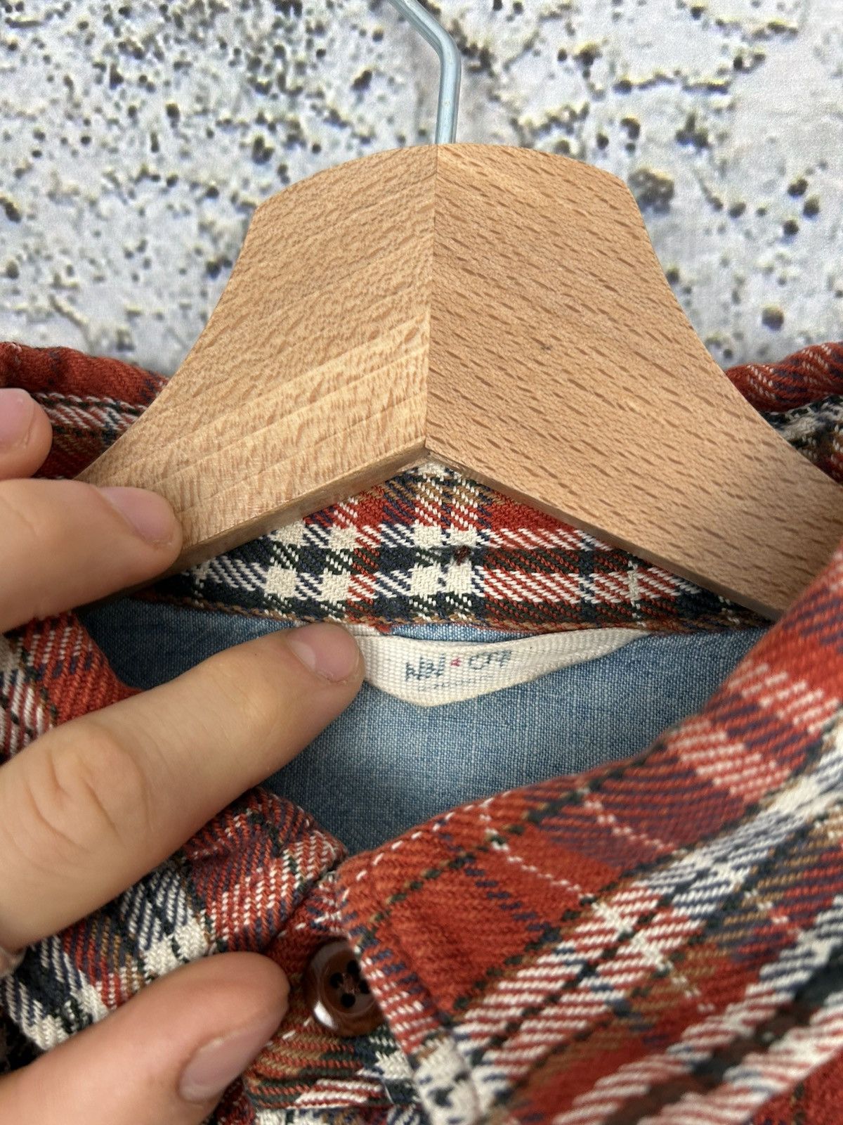NN07 NN07 Scandi Checkered Grunge Shirt Streetwear Rock Punk Size US S / EU 44-46 / 1 - 5 Thumbnail