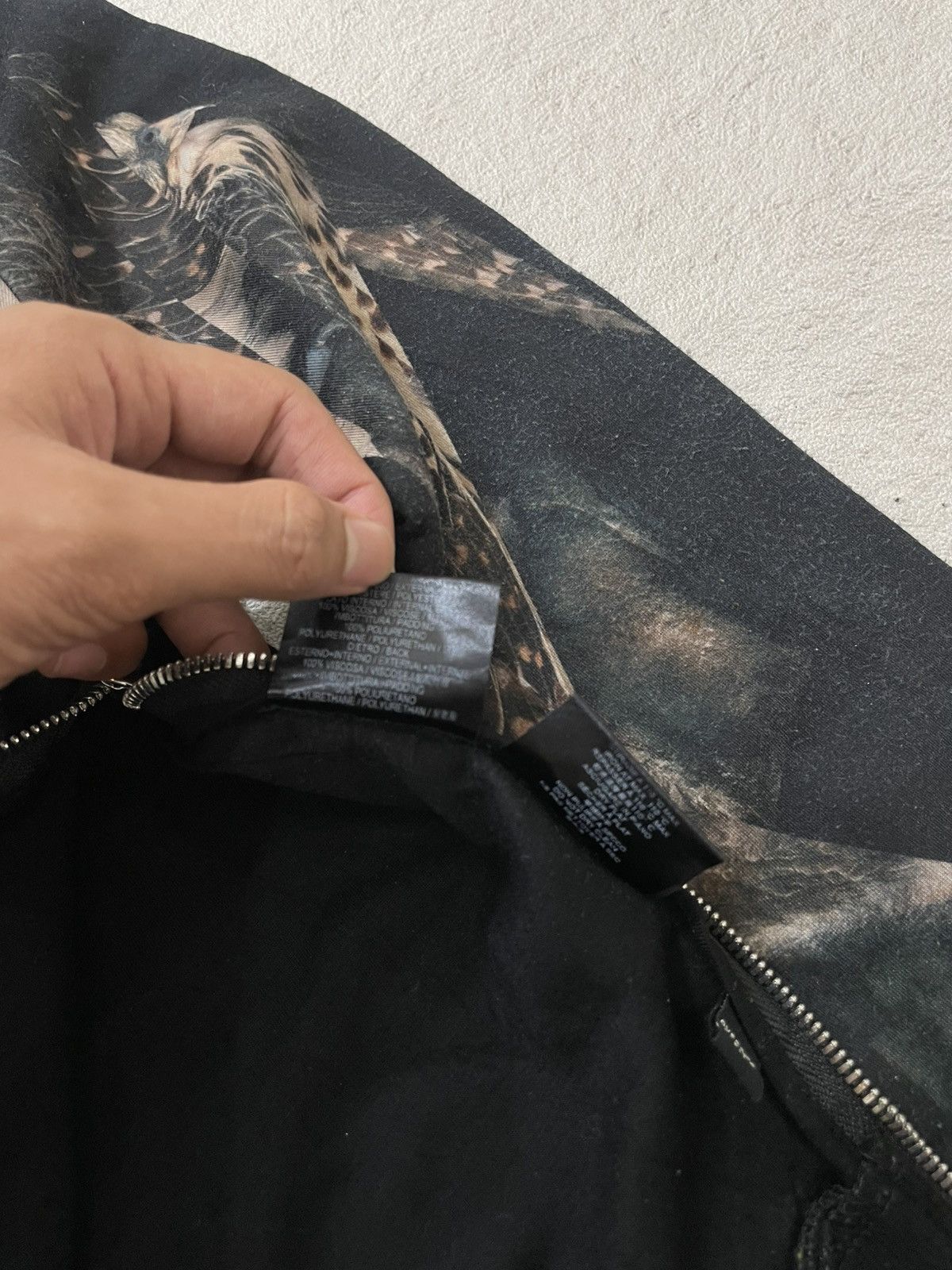 Neil Barrett 2000s Neil Barret Falcon Print Zipper Givenchy Hysteric If6 Size US L / EU 52-54 / 3 - 7 Thumbnail