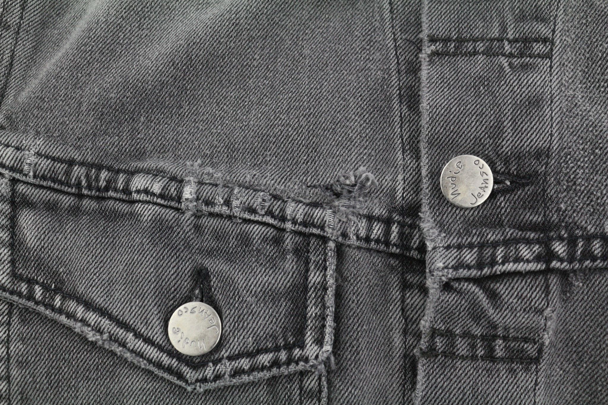 Nudie Jeans BILLY S Desolation Grey Polo Pockets Mid Jacket 82457 Size US S / EU 44-46 / 1 - 8 Thumbnail