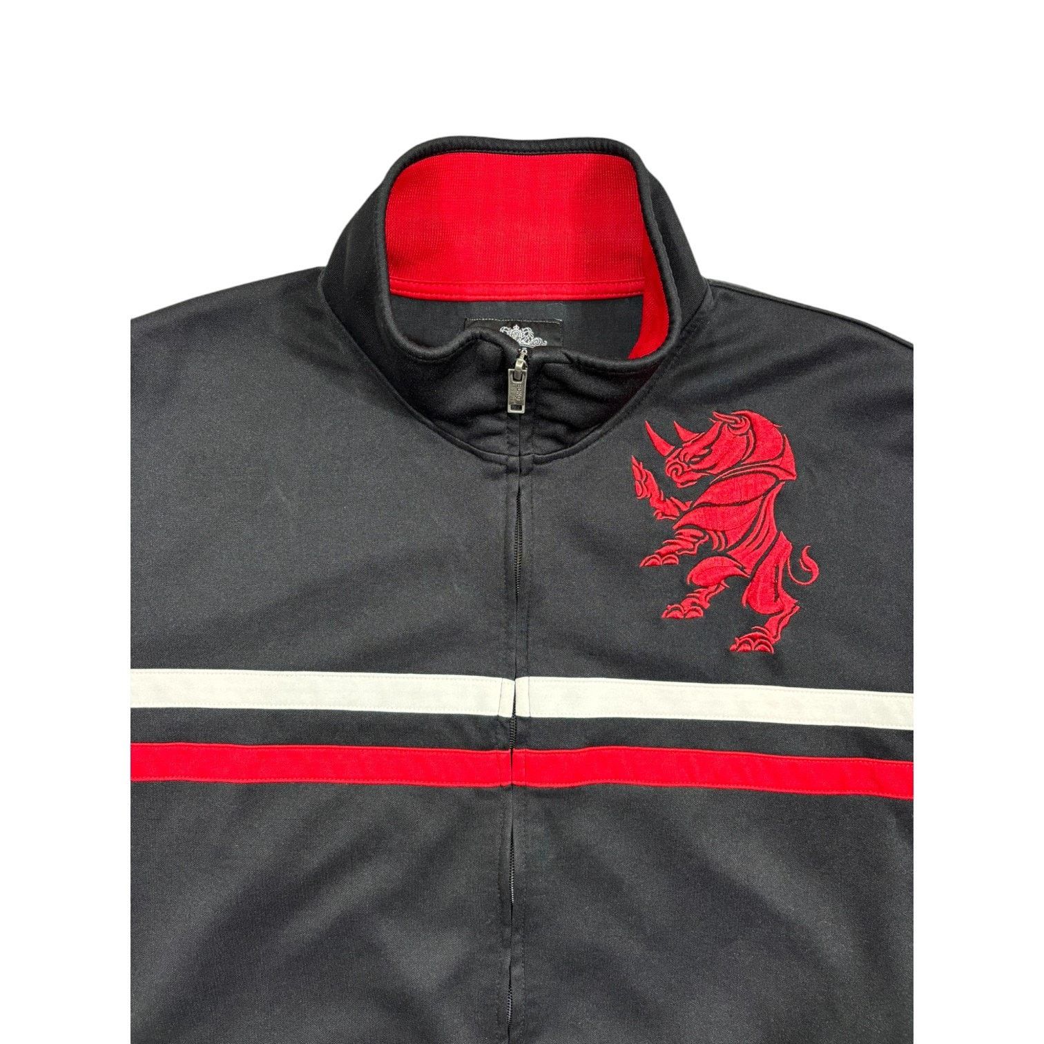 Ecko Unltd. ECKO UNLTD. Sweatshirt Size XL Black Stripes Red Embroidered Size US XL / EU 56 / 4 - 4 Thumbnail
