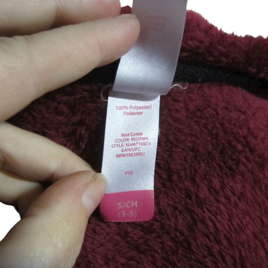 Other Y2K Plush Faux Fur Zip Up Hoodie No Boundaries Burgundy S Size S / US 4 / IT 40 - 4 Thumbnail