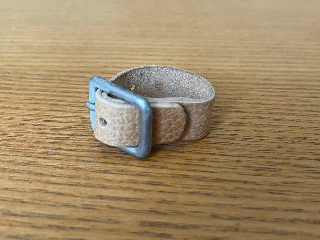 Maison Margiela Archive 1998 Artisanal Leather Belt Ring Size ONE SIZE - 1 Thumbnail