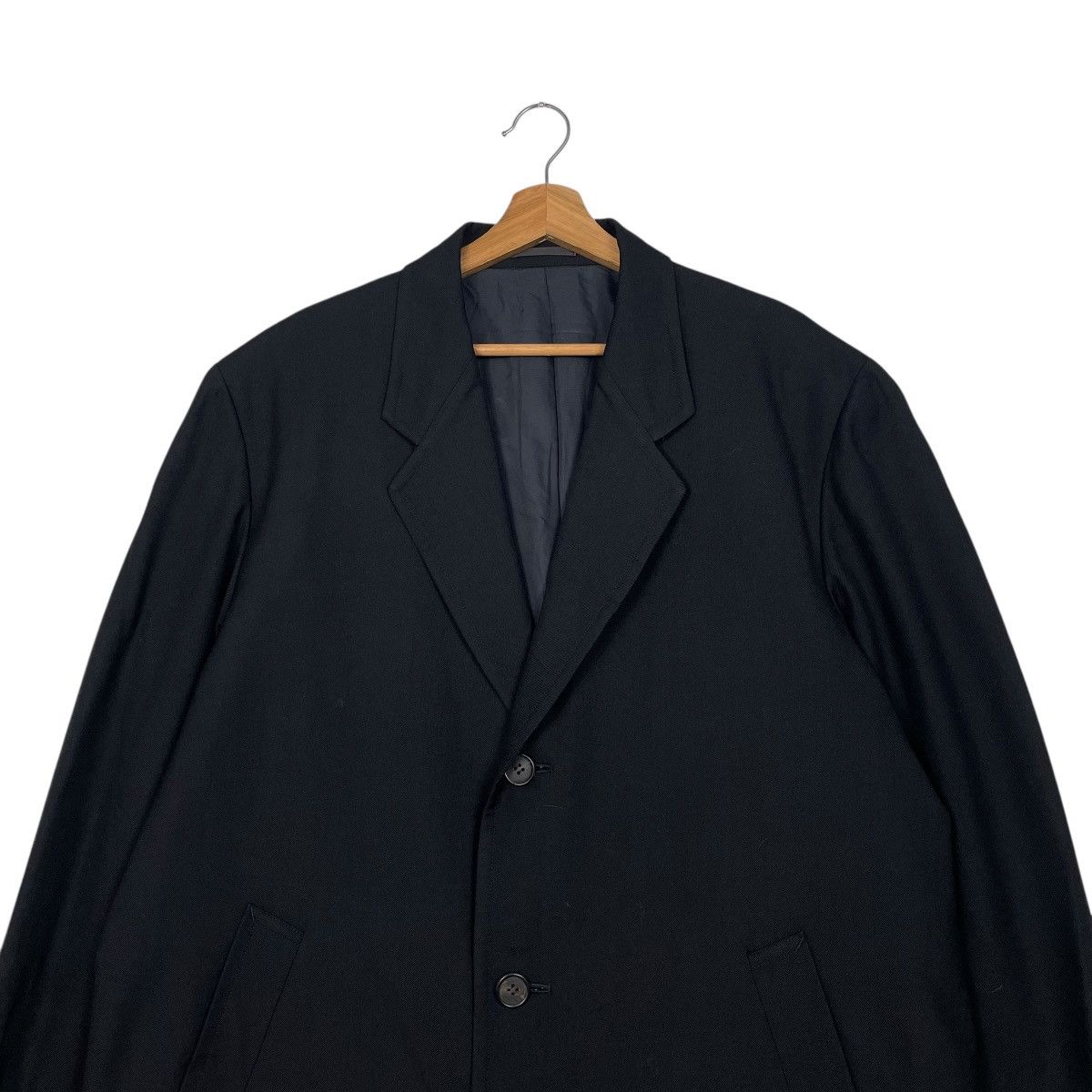 Comme des Garcons Homme Deux Vtg AD1988 Comme Des Garcons Homme Deux Wool Overcoat Size US M / EU 48-50 / 2 - 2 Thumbnail