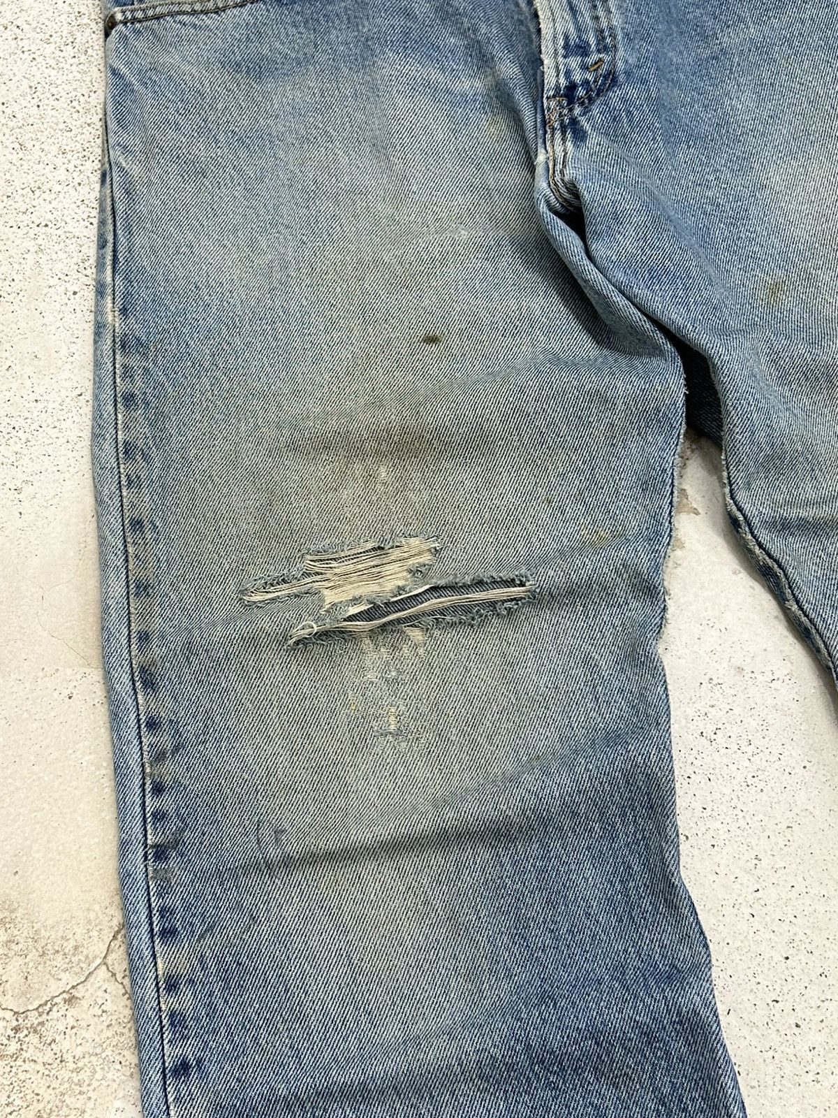 Levi's Vintage Levis 517 Boot Cut Jeans Stonewashed Size US 35 - 6 Thumbnail
