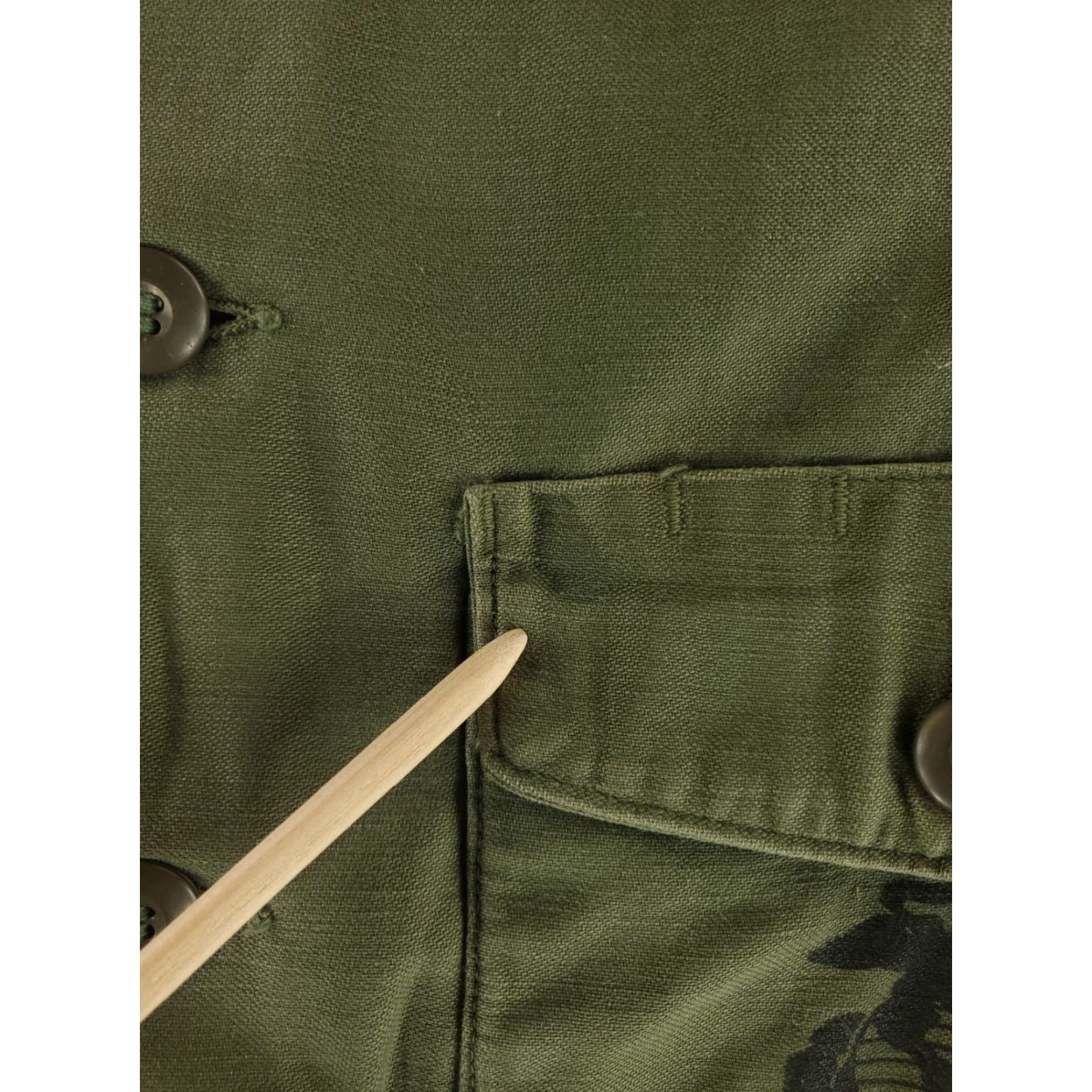 Vintage VINTAGE USMC US Military VTG 70s Vietnam OG 107 Class 1 Field Shirt Green Mens 44 L Long Sleeve Shirt Mens Green Size US L / EU 52-54 / 3 - 6 Thumbnail