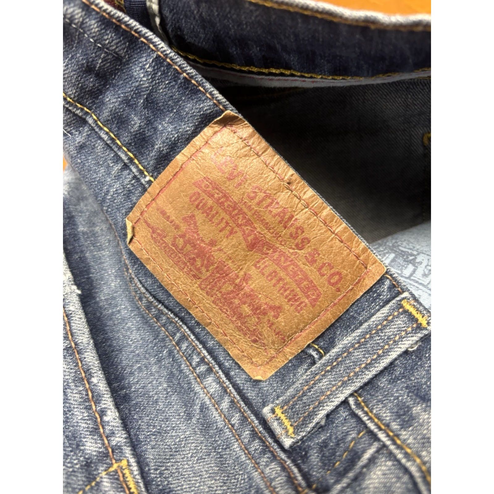 Levi's VINTAGE? No. Levi's Jeans Mens 34x32 Blue 510 Super Skinny Mid Rise Dark Wash Stretch Denim Shirt Jeans? Size US 34 / EU 50 - 5 Thumbnail