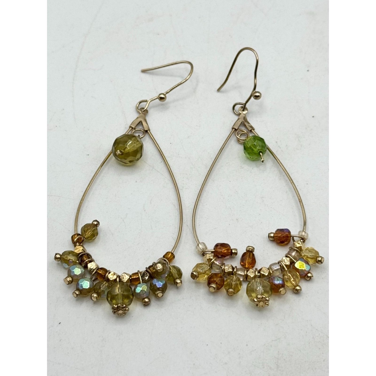 Other Crystal dangle hoop earrings Size ONE SIZE - 3 Thumbnail
