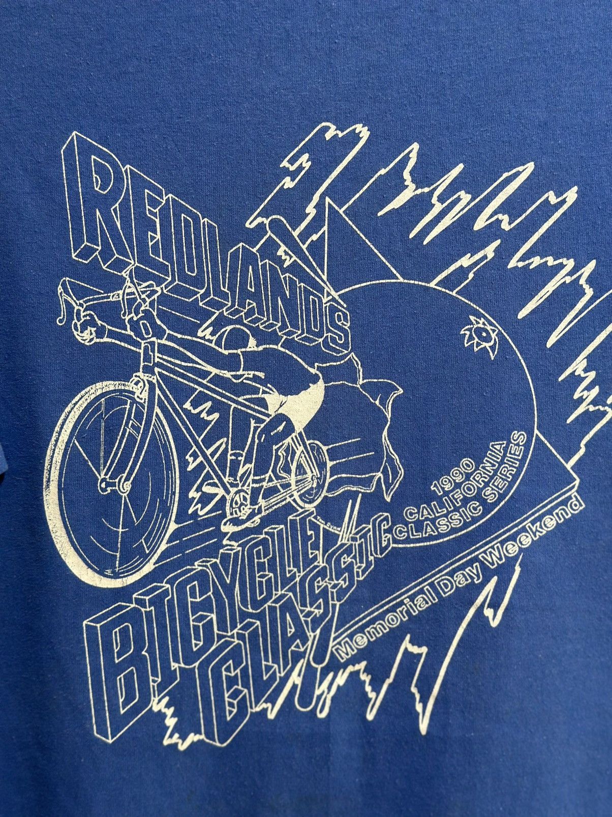 Hanes × Vintage Vintage Redlands Bicycle Classic 1990 Faded Tee Size US XXL / EU 58 / 5 - 4 Thumbnail
