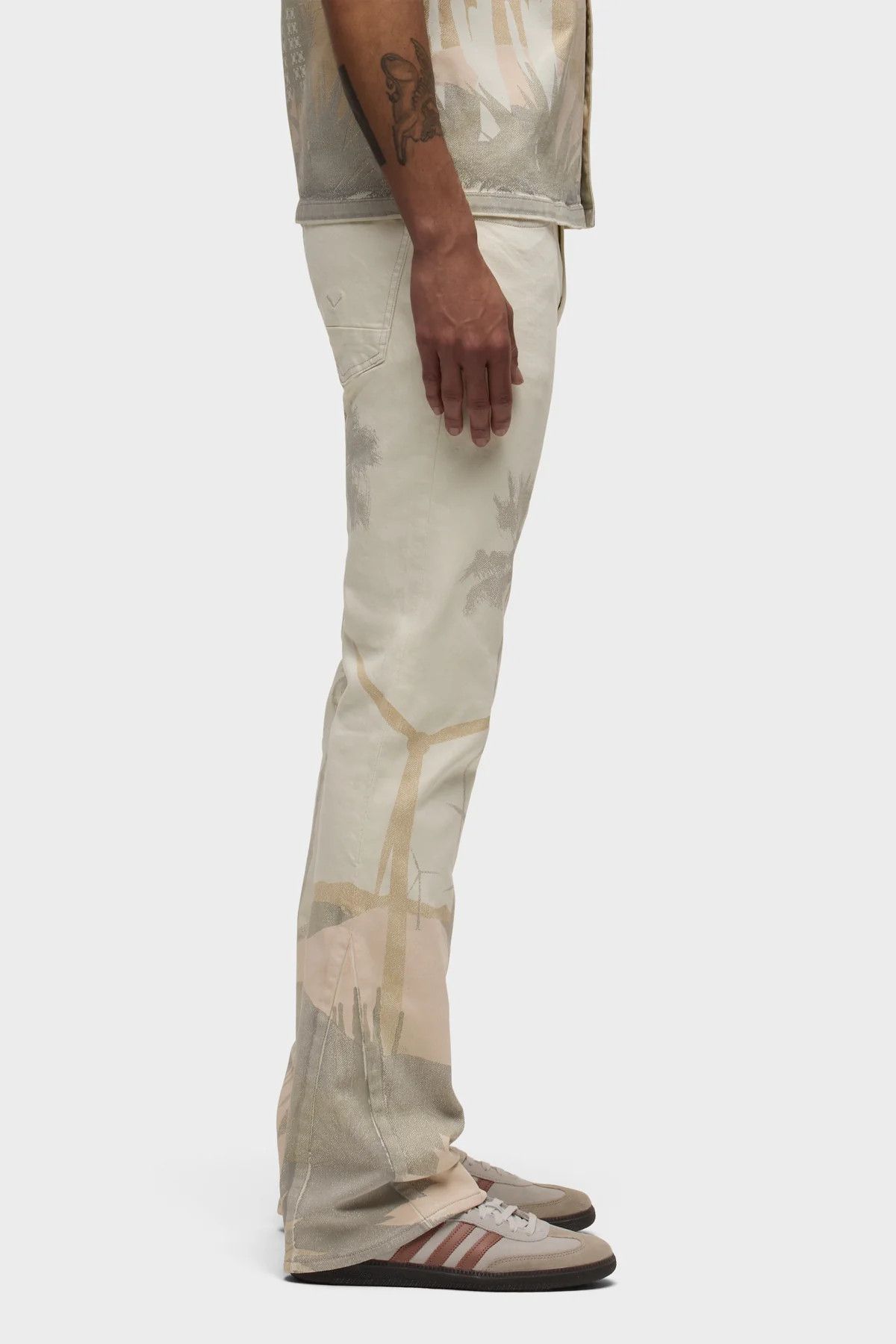 Hudson Hudson 32 Flare Jeans Palm Tree Print Coachella NWOT Size US 32 / EU 48 - 4 Thumbnail