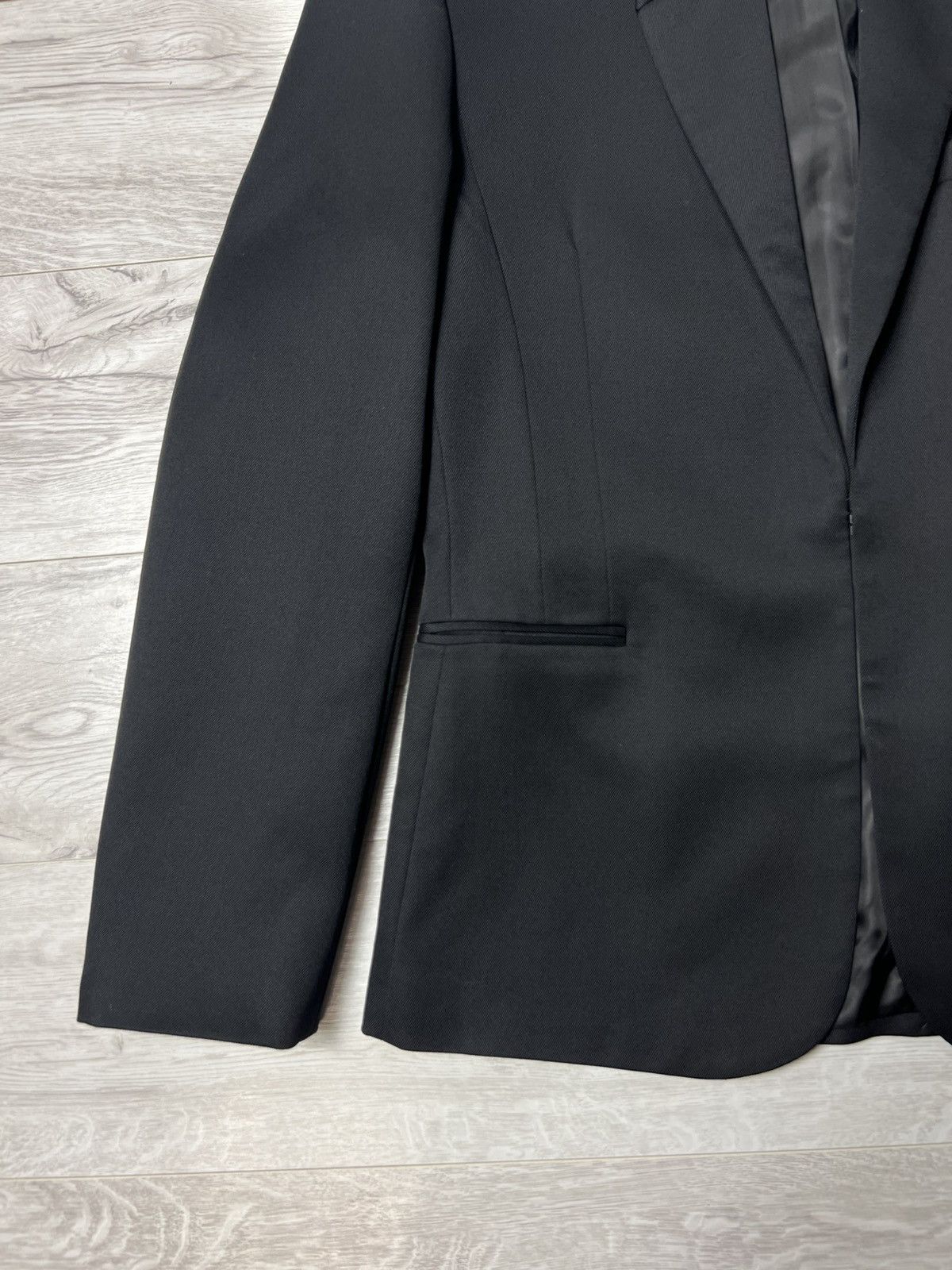 H&M × Mugler THIERRY MUGLER x H&M DEFINED WAIST WOOL BLAZER JACKET MEN’S Size 48R - 8 Thumbnail