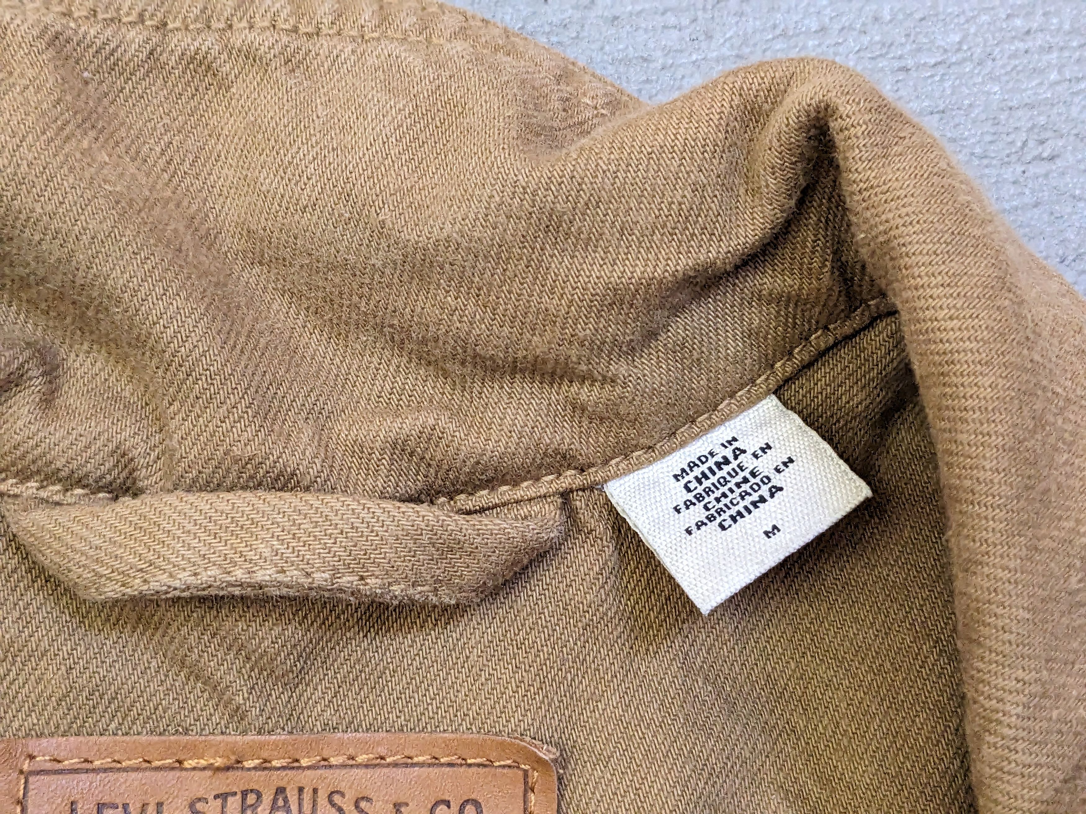 Levi's Levi's Luna Coat Medium Tan Brown Cotton Polyester Canvas Size US M / EU 48-50 / 2 - 4 Thumbnail