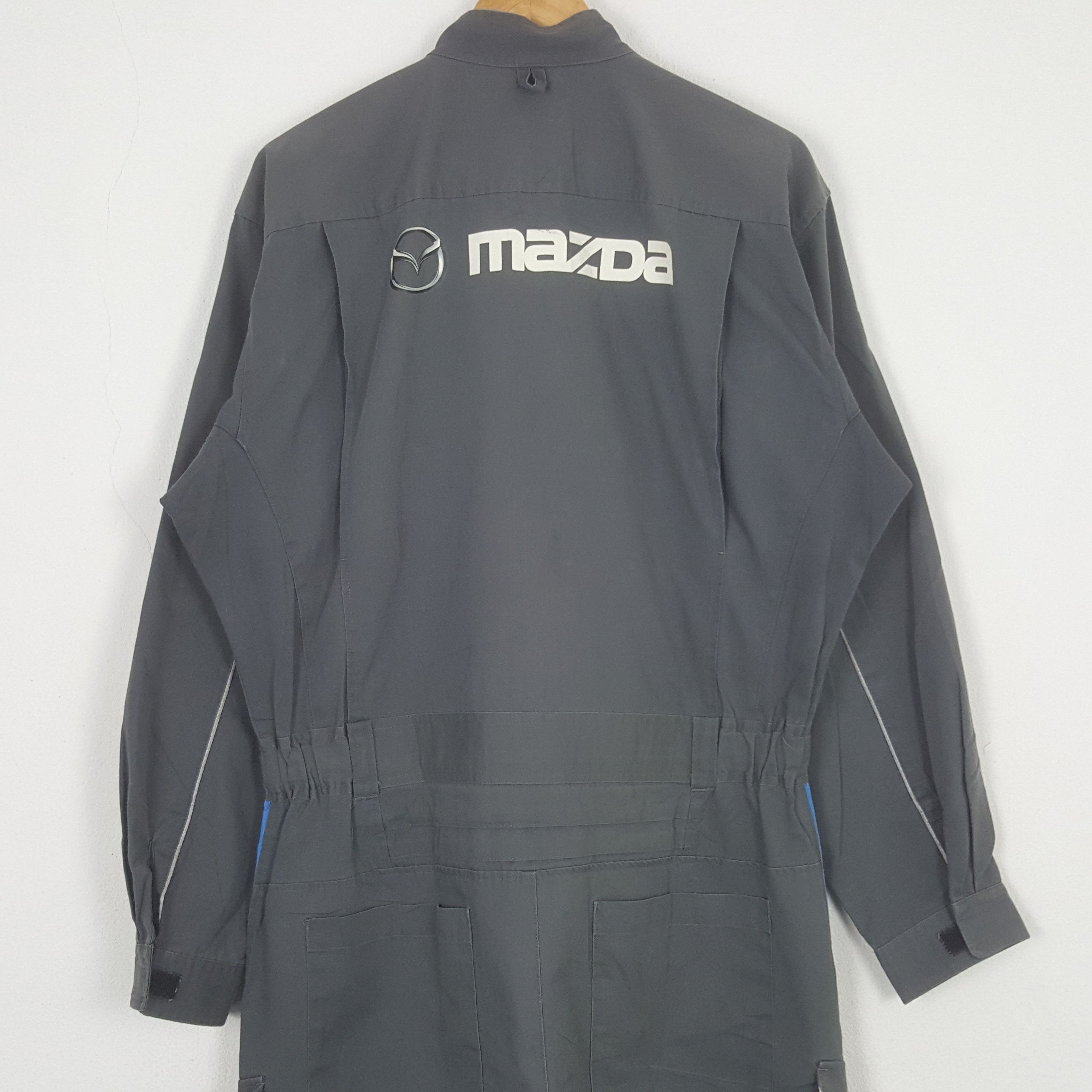 Japanese Brand Vintage Mazda Rally Team Uniform Coverall Jacket RR27 Size US XL / EU 56 / 4 - 2 Thumbnail
