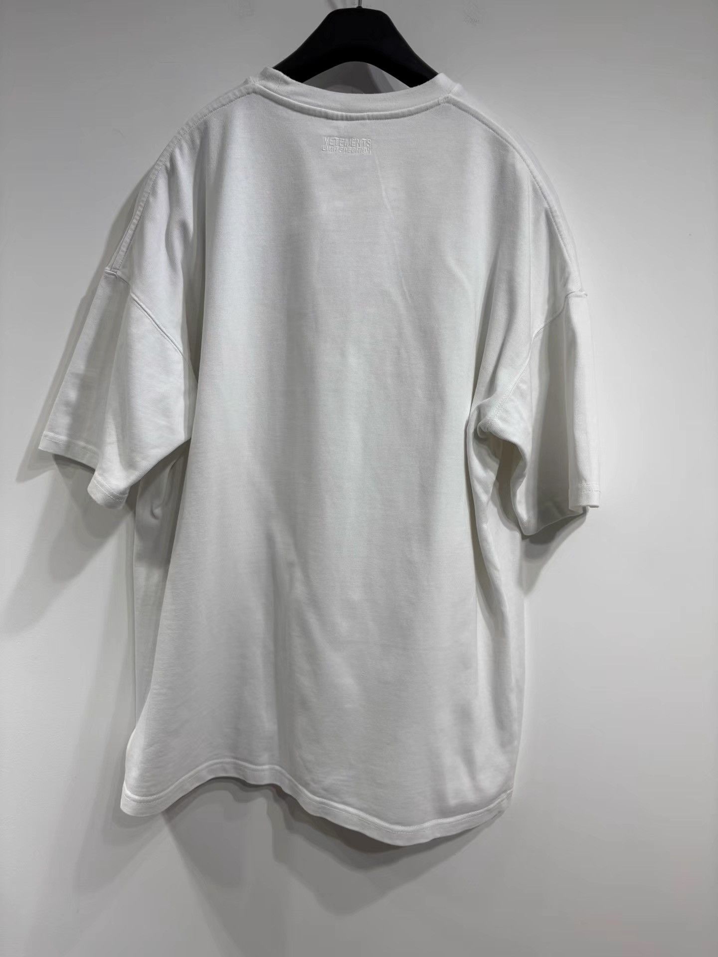 Vetements VETEMENTS White Oversize Short Sleeve Tee K29 Size US M / EU 48-50 / 2 - 2 Thumbnail