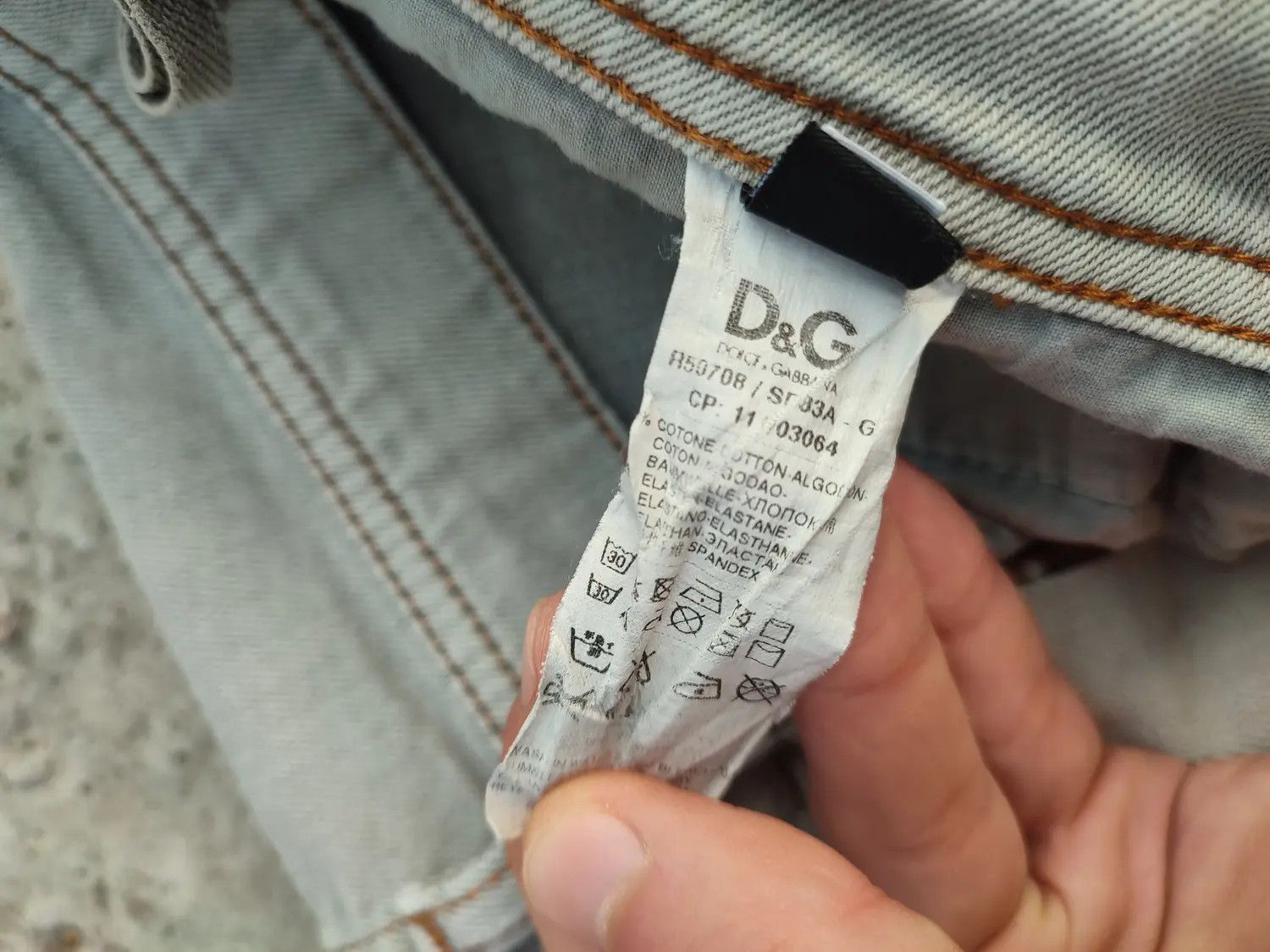 Dolce & Gabbana Dolce & Gabbana distressed grey denim Size US 34 / EU 50 - 10 Thumbnail