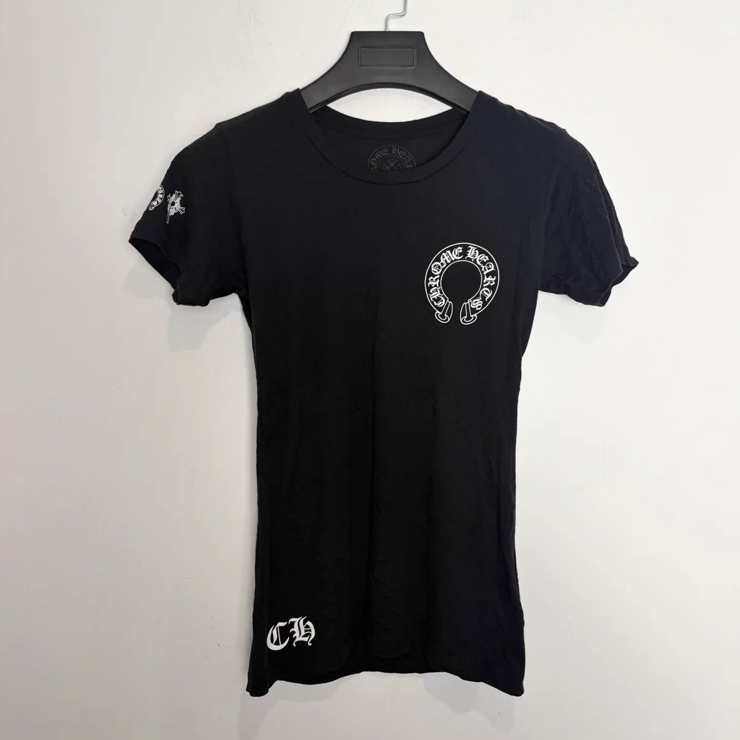 Chrome Hearts CH Women's White T-Bar Short Sleeve Tee M 99 New Size M / US 6-8 / IT 42-44 - 1 Thumbnail