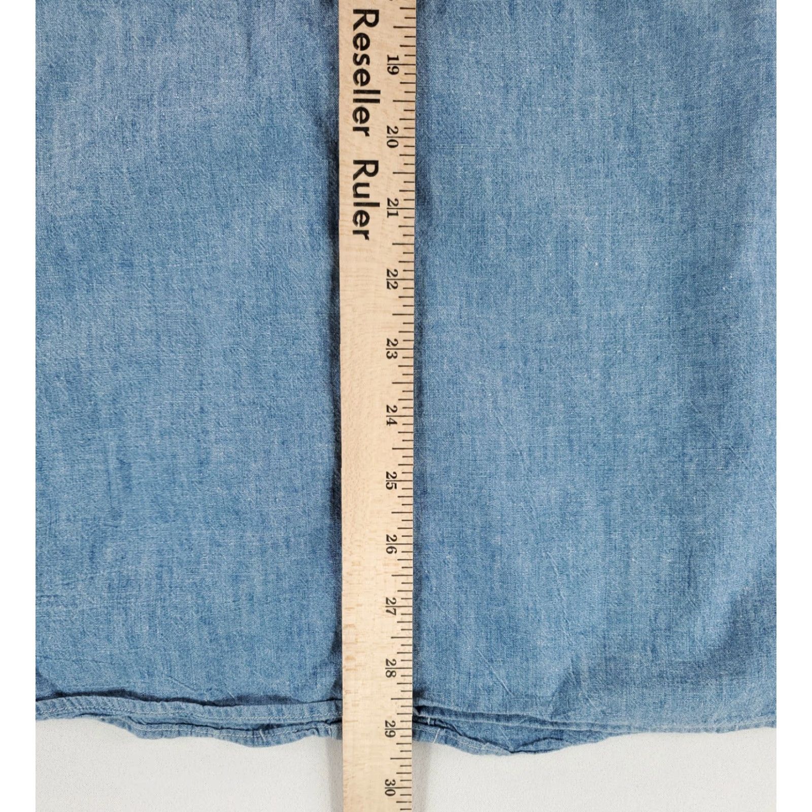 Vintage VINTAGE Cross Roads Crossroads Chambray Button Up Shirt Long Sleeve Blue L Mens Size US L / EU 52-54 / 3 - 7 Thumbnail