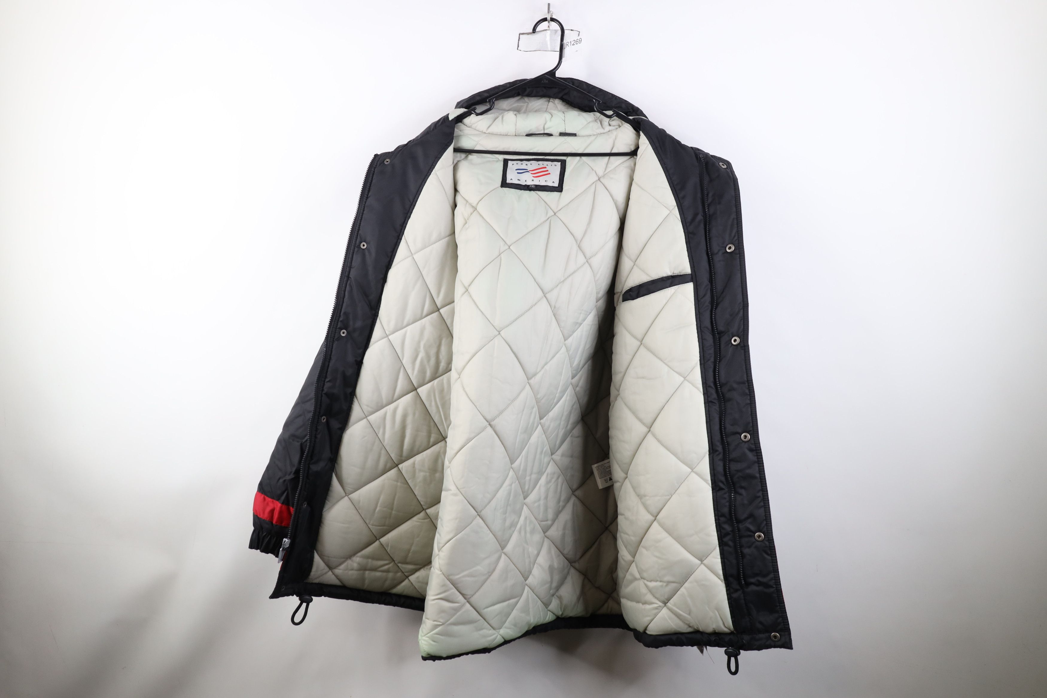 Vintage Deadstock Vintage 90s Perry Ellis Hooded Parka Jacket Size US XXL / EU 58 / 5 - 9 Thumbnail
