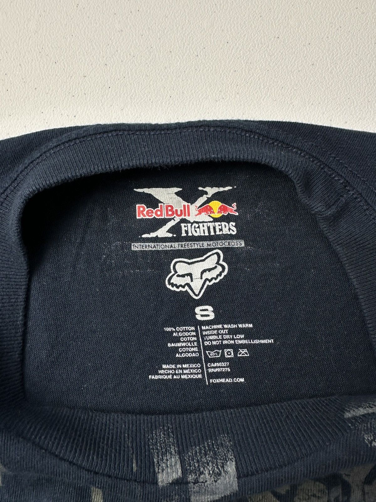 Fox Racing × Red Bull × Vintage Vintage Y2k Red Bull Fox Tee Racing Size US S / EU 44-46 / 1 - 5 Thumbnail