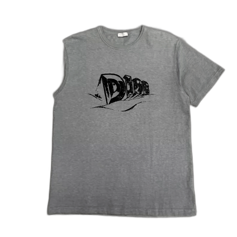 Dior DIOR Logo Short Sleeve Shirt in Gray-2506 Size US XL / EU 56 / 4 - 1 Thumbnail