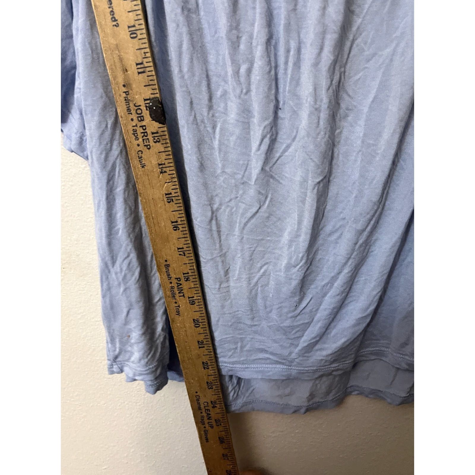 H&M H&M Blouse Women’s White Off Shoulder Short Sleeve Elastic Relaxed Fit Size M L Blue Rayon Shirt Vintage No Size L / US 10 / IT 46 - 3 Thumbnail