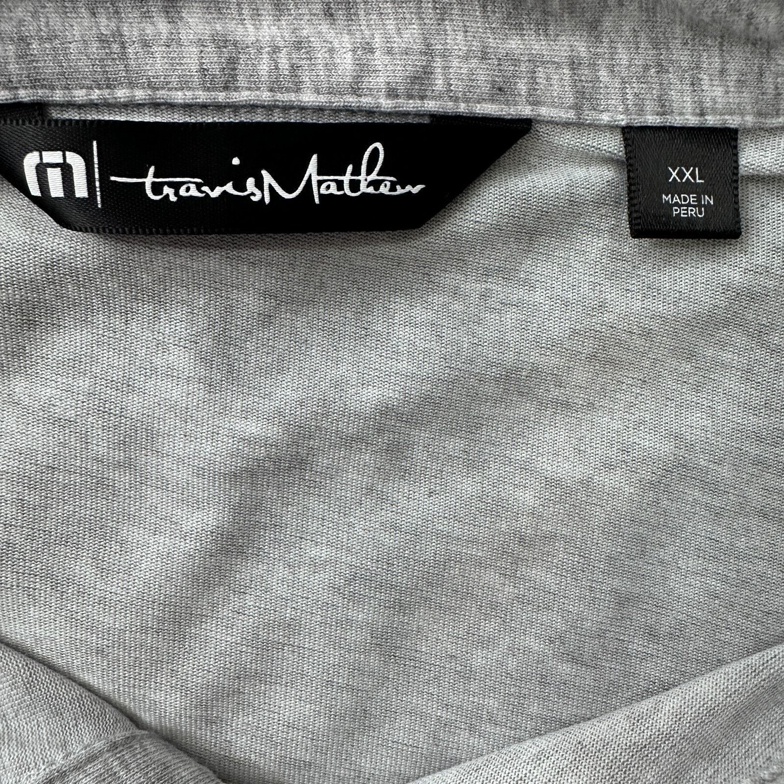 TravisMathew Travis Mathew Make Camp Golf Polo Shirt Men's 2XL XXL Gray Size US XXL / EU 58 / 5 - 6 Thumbnail