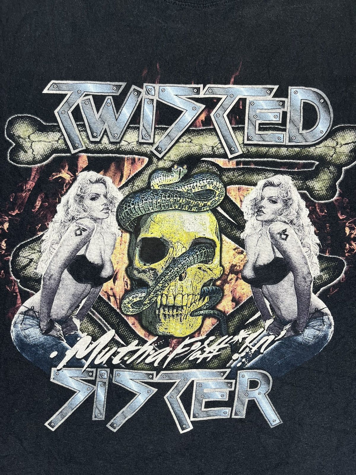 Band Tees × Vintage Twisted Sister Vintage 00s T Shirt y2k Size US XL / EU 56 / 4 - 5 Thumbnail