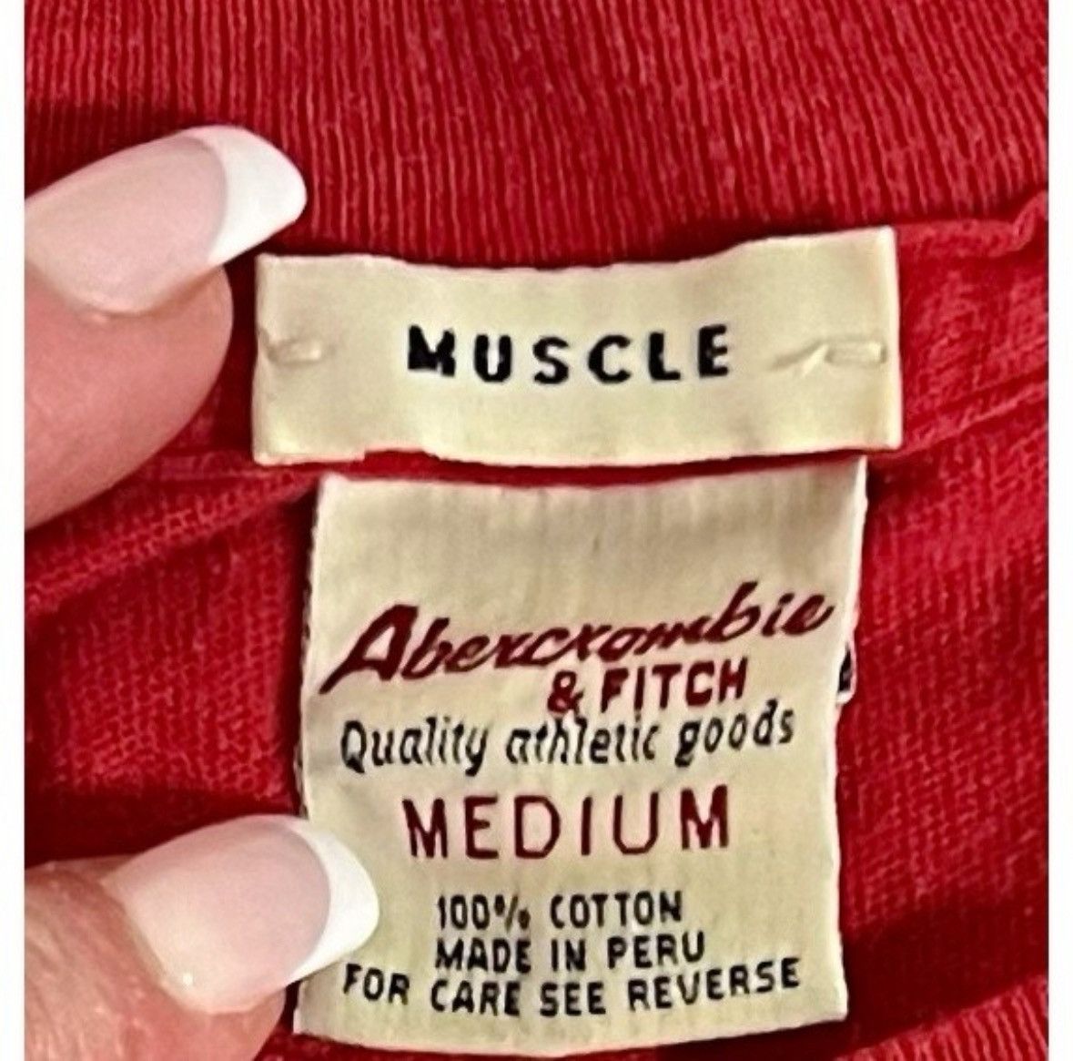 Abercrombie & Fitch ‘White Goblin: Weapon of Mass Seduction’ T-Shirt Tee Size M❤️ Size US M / EU 48-50 / 2 - 3 Thumbnail