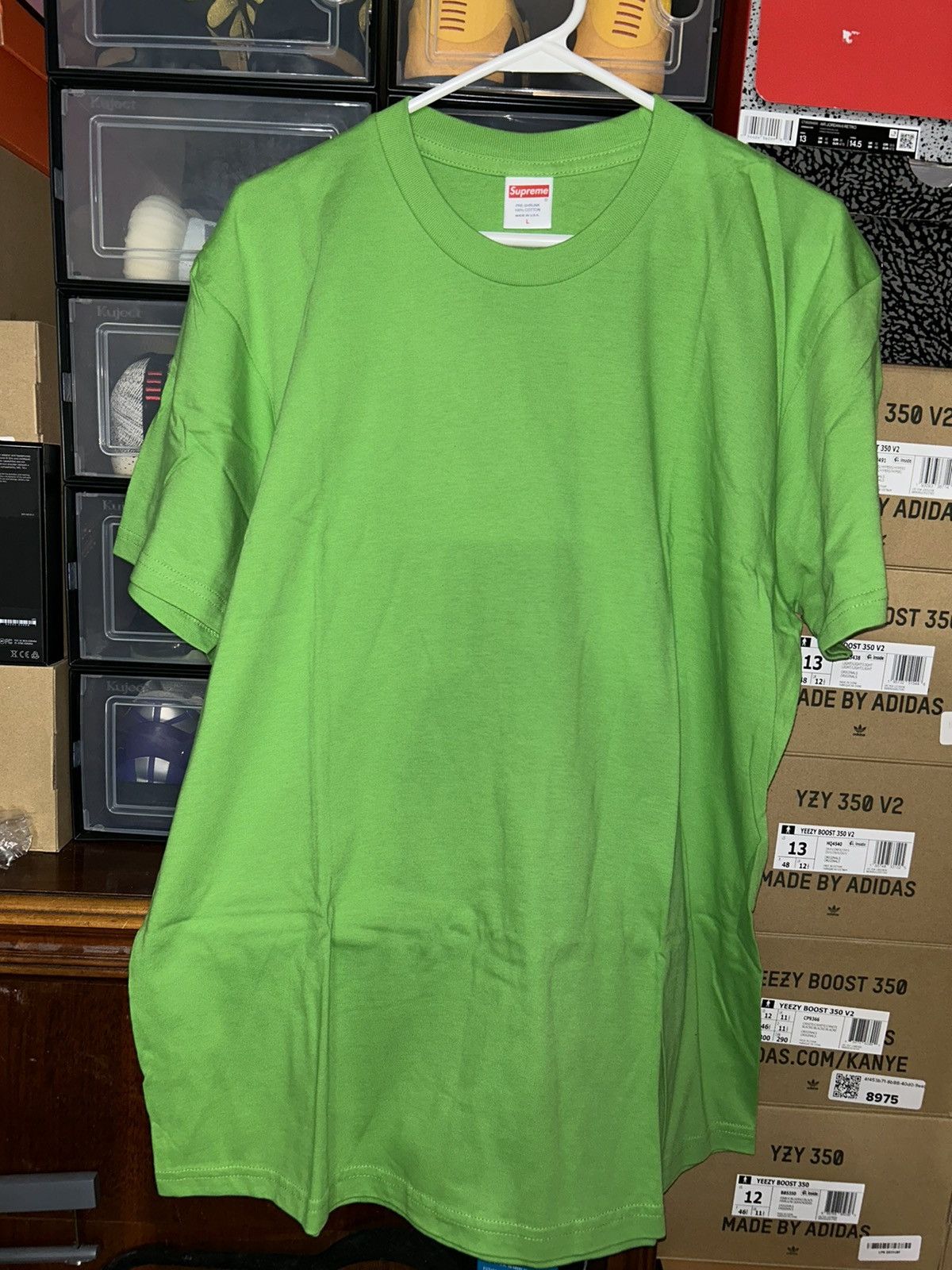 Supreme Supreme Men's Green Blank Tee Shirt Size Large NEW Size US L / EU 52-54 / 3 - 1 Thumbnail