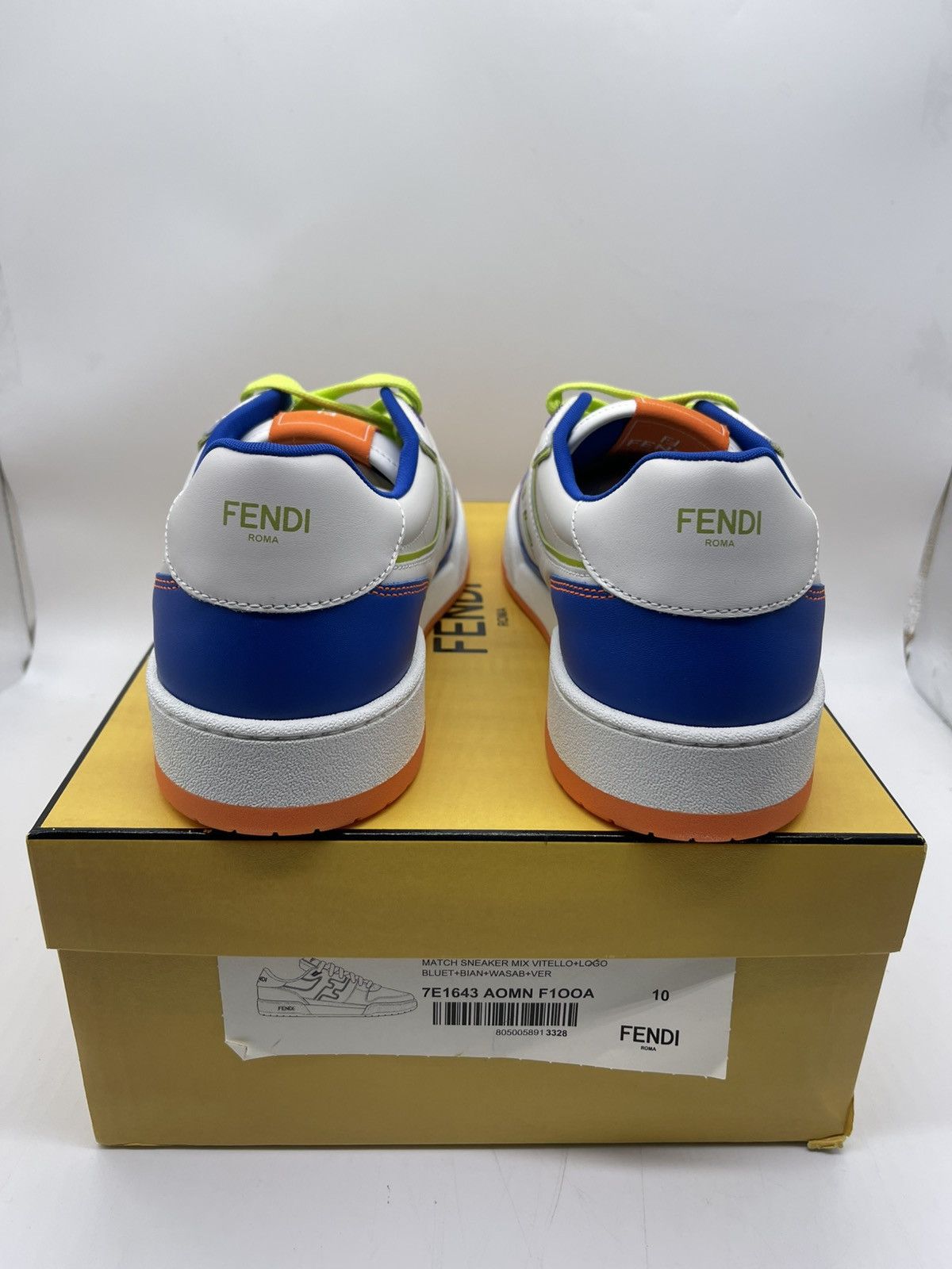 Fendi Fendi match sneakers size 42 fendi 8 Size US 9 / EU 42 - 4 Thumbnail
