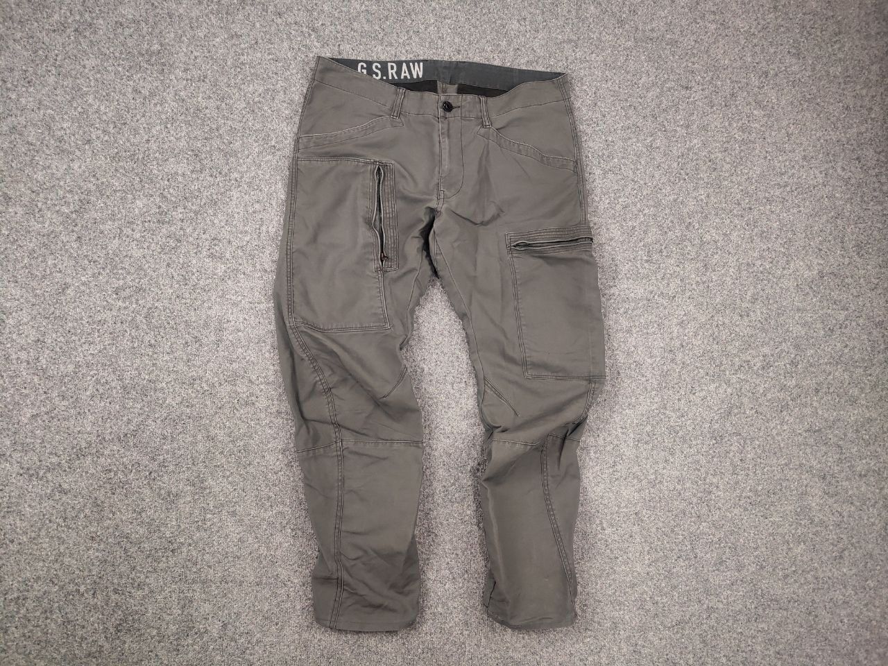 G-Star Vintage G Star Raw Powel 3D Multi pocket cargo Zip Pants Y2k Size US 36 / EU 52 - 2 Thumbnail