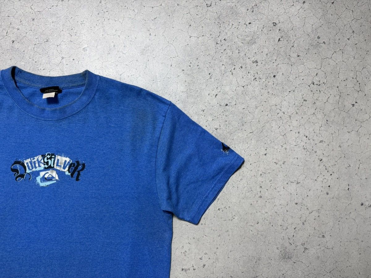 Quiksilver Quiksilver Big Logo Surf T-Shirt Blue Vintage Size US M / EU 48-50 / 2 - 3 Thumbnail