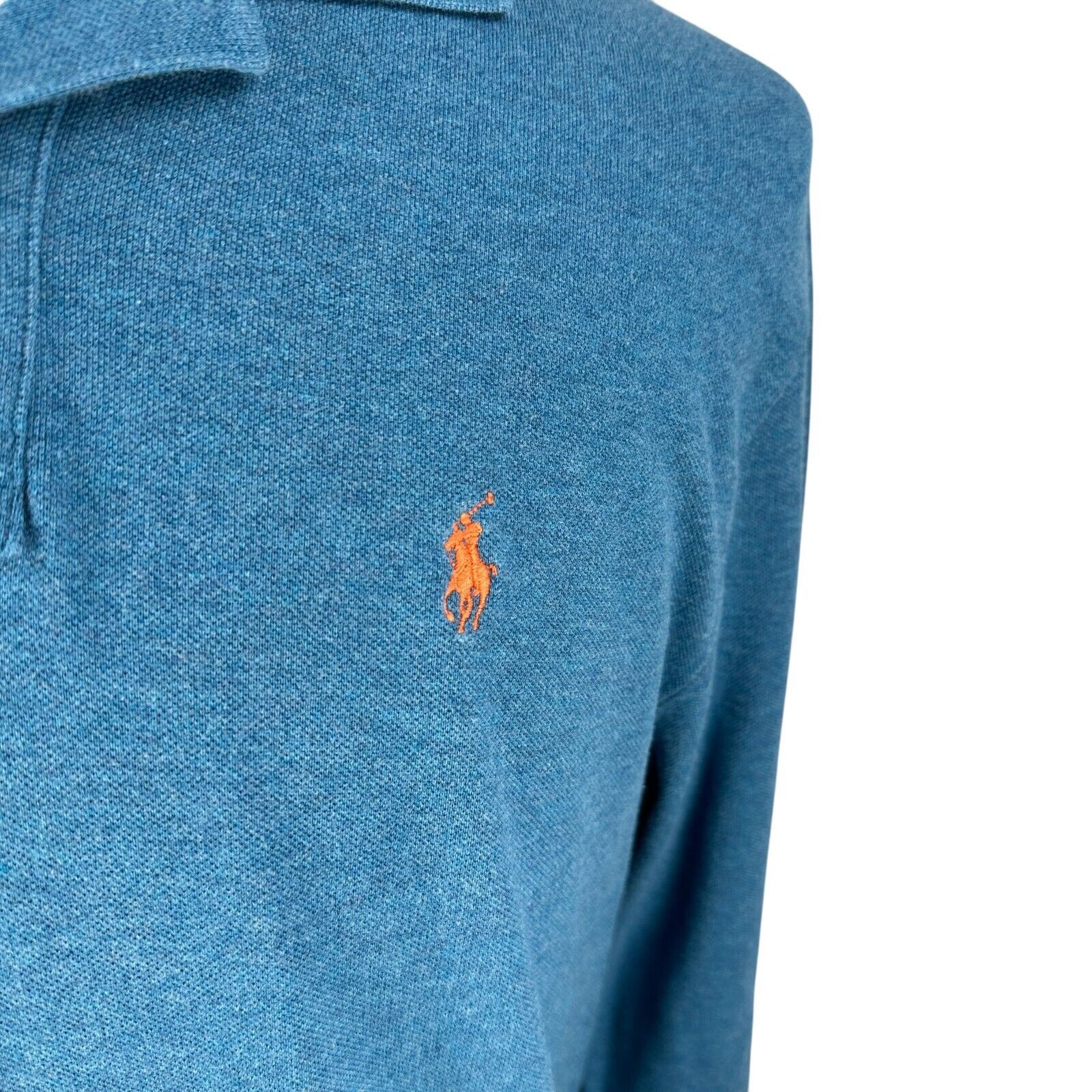 Polo Ralph Lauren Polo Ralph Lauren Polo Shirt Men’s Large Blue Cotton Size US L / EU 52-54 / 3 - 2 Thumbnail