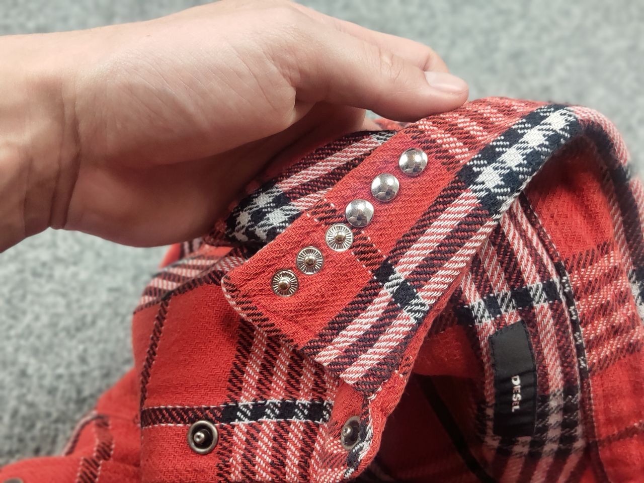 Diesel Diesel alchemy from above Distressed Plaid Flannel Shirt Size US M / EU 48-50 / 2 - 16 Thumbnail