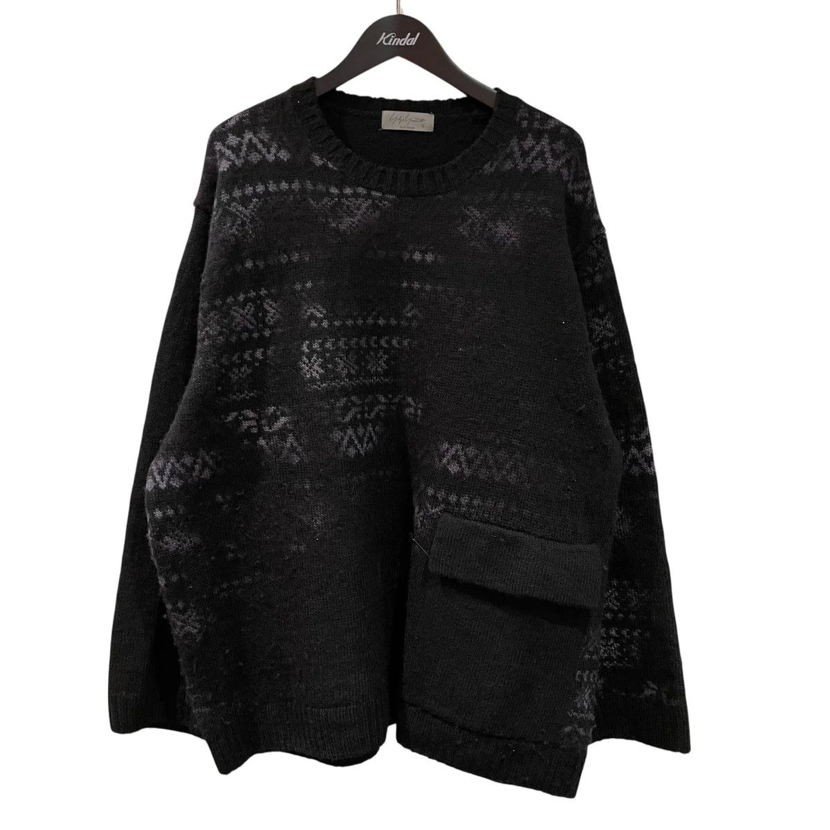 Yohji Yamamoto Yohji Yamamoto pour homme/HE-K03-191/ Knitwear Size US L / EU 52-54 / 3 - 1 Thumbnail