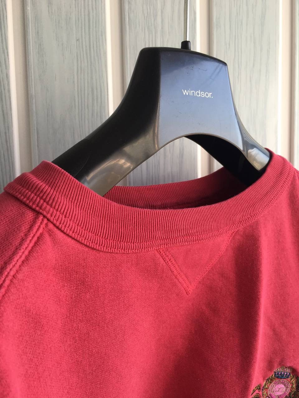 Vintage Best Company Red Basic Cotton Sweatshirt