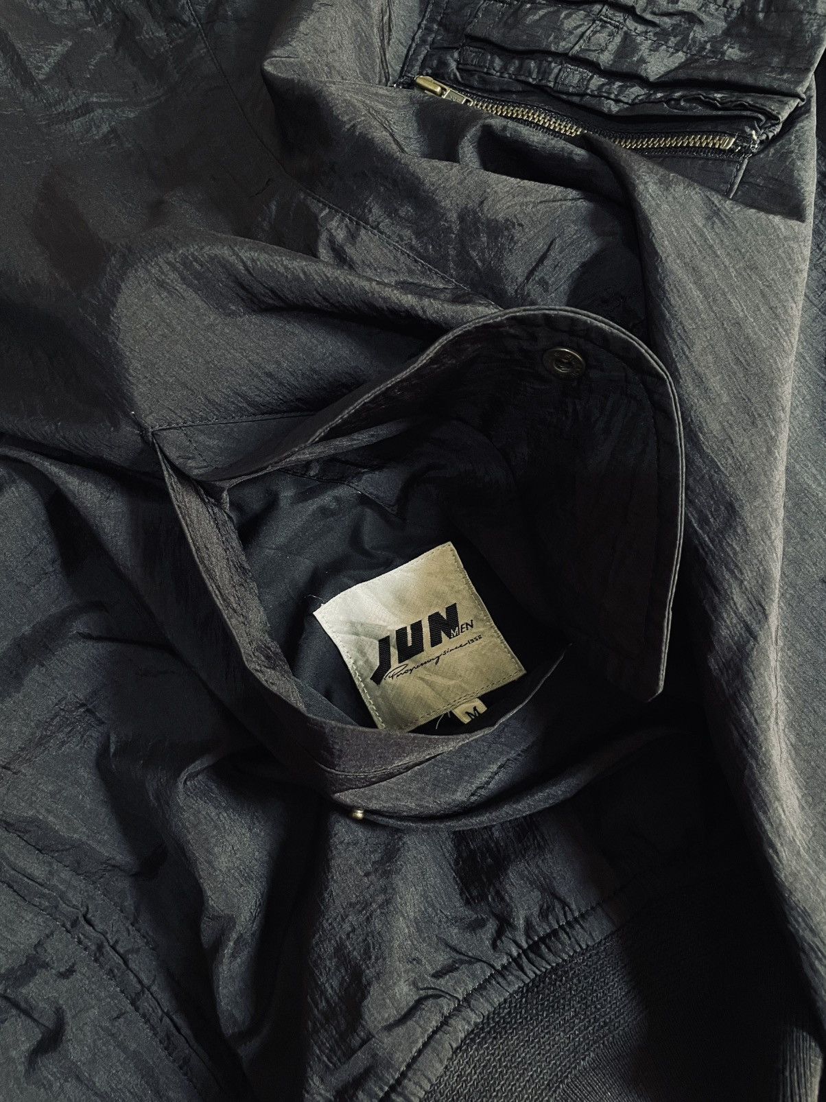 JUN MEN JUN MEN vintage nylon bomber reversible jacket Size US M / EU 48-50 / 2 - 4 Thumbnail