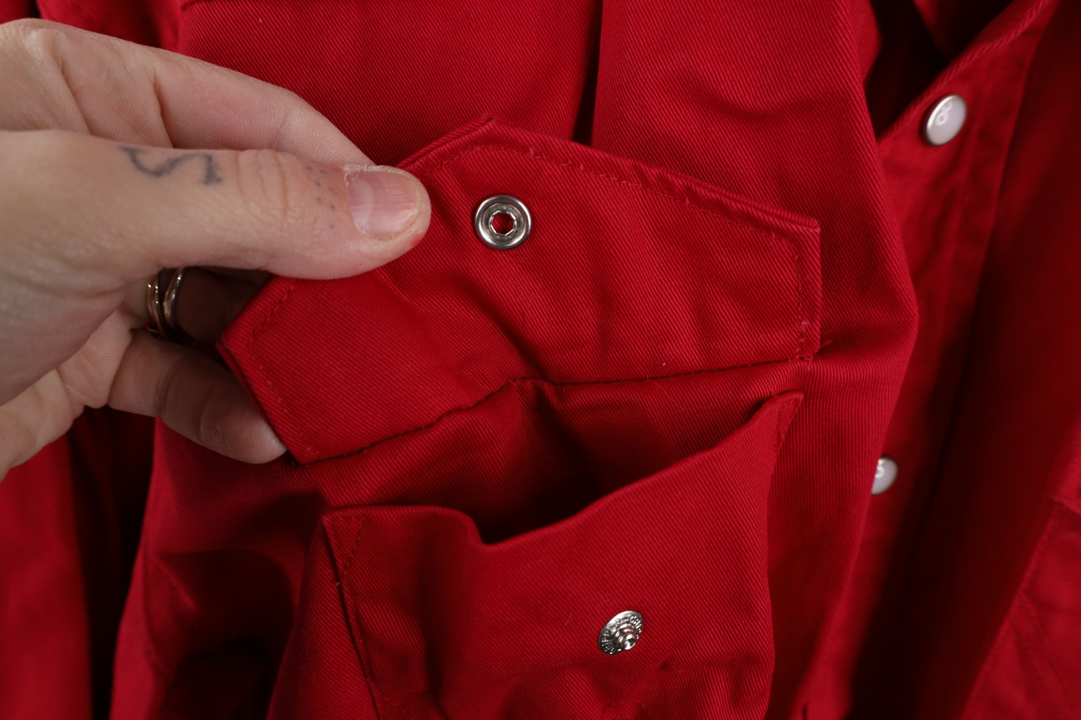 Vintage × Wrangler Vintage 90s Wrangler Heavyweight Western Cowboy Button Shirt Size US XXL / EU 58 / 5 - 5 Thumbnail