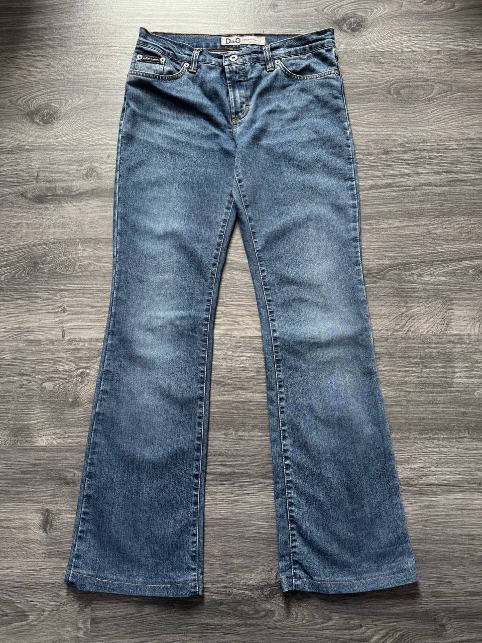Dolce & Gabbana Vintage Dolce & Gabbana Flared Low-Rice Bootcut Jeans Y2K Size 30" / US 8 / IT 44 - 1 Thumbnail
