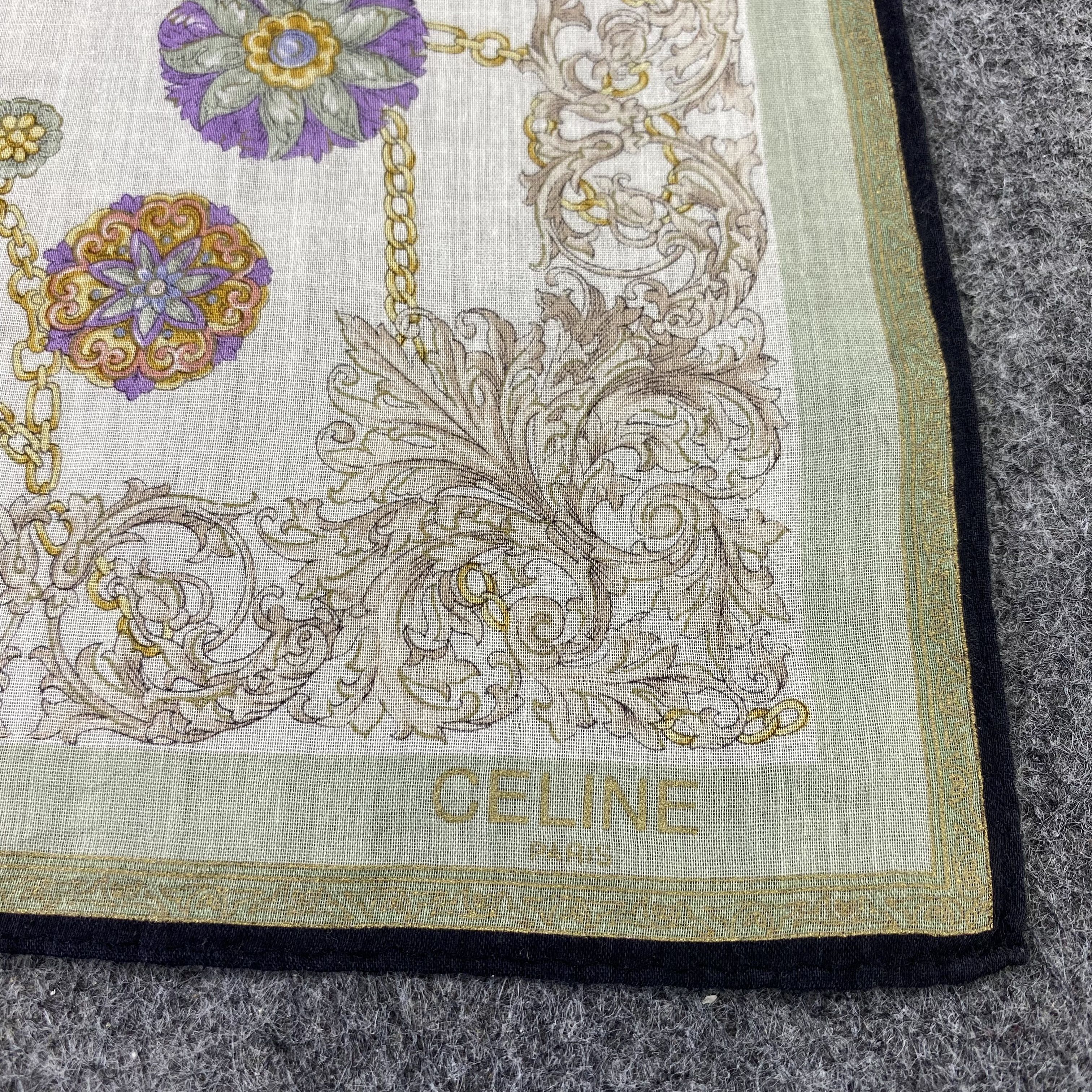Celine Celine Handkerchief / Bandana / Neckerchief-B483 Size ONE SIZE - 5 Thumbnail