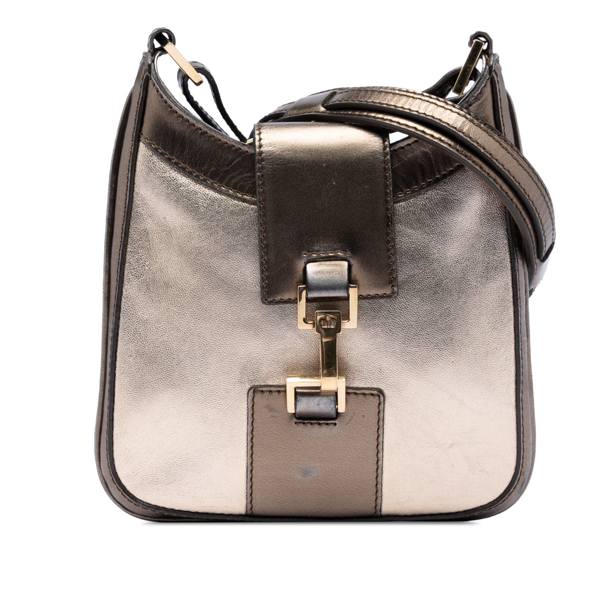 Gucci Metallic Calfskin Jackie Crossbody Size ONE SIZE - 1 Thumbnail