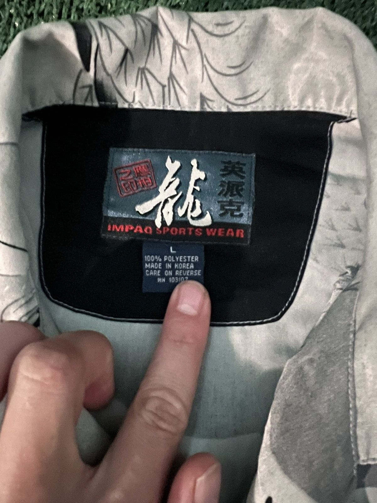 Japanese Brand Y2K Dragon AOP Impaq sportswear button down size L Size US L / EU 52-54 / 3 - 3 Thumbnail