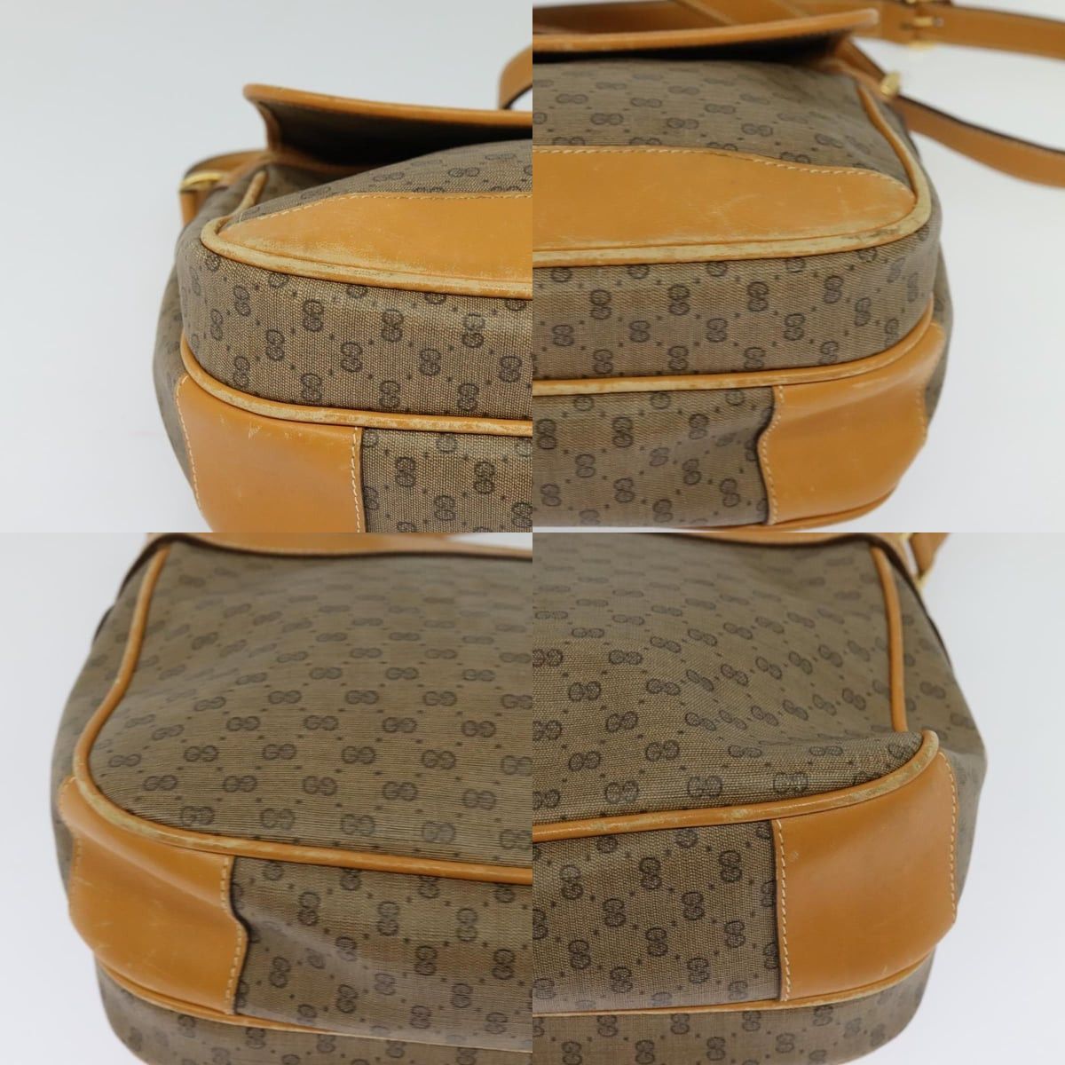 Gucci GUCCI Micro GG Supreme Shoulder Bag Pvc Beige Gold 001 14 Size ONE SIZE - 10 Thumbnail